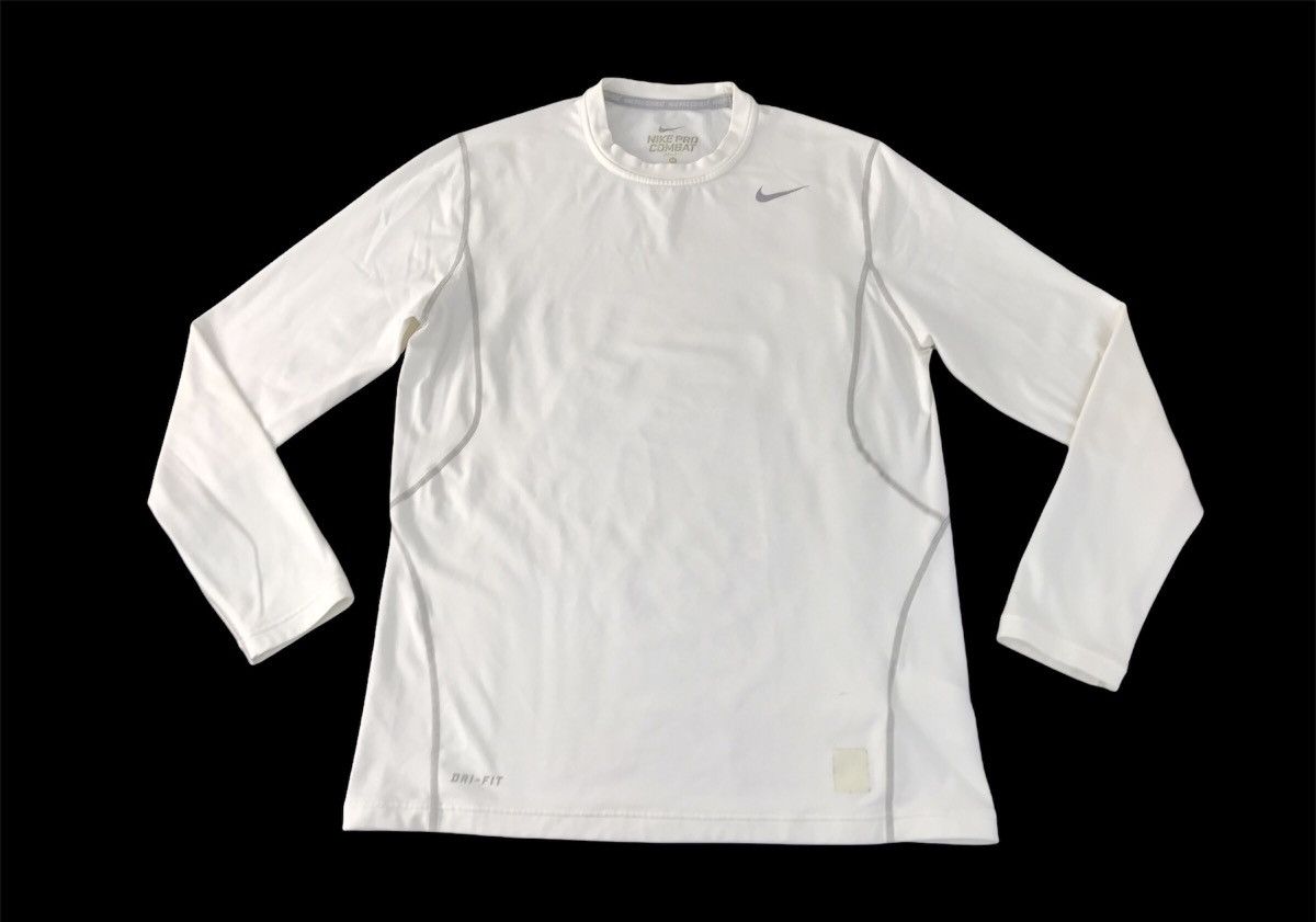 Nike Nike Pro Combat Dri Fit Longsleeve Jerseys Tee Size US M / EU 48-50 / 2 - 1 Thumbnail