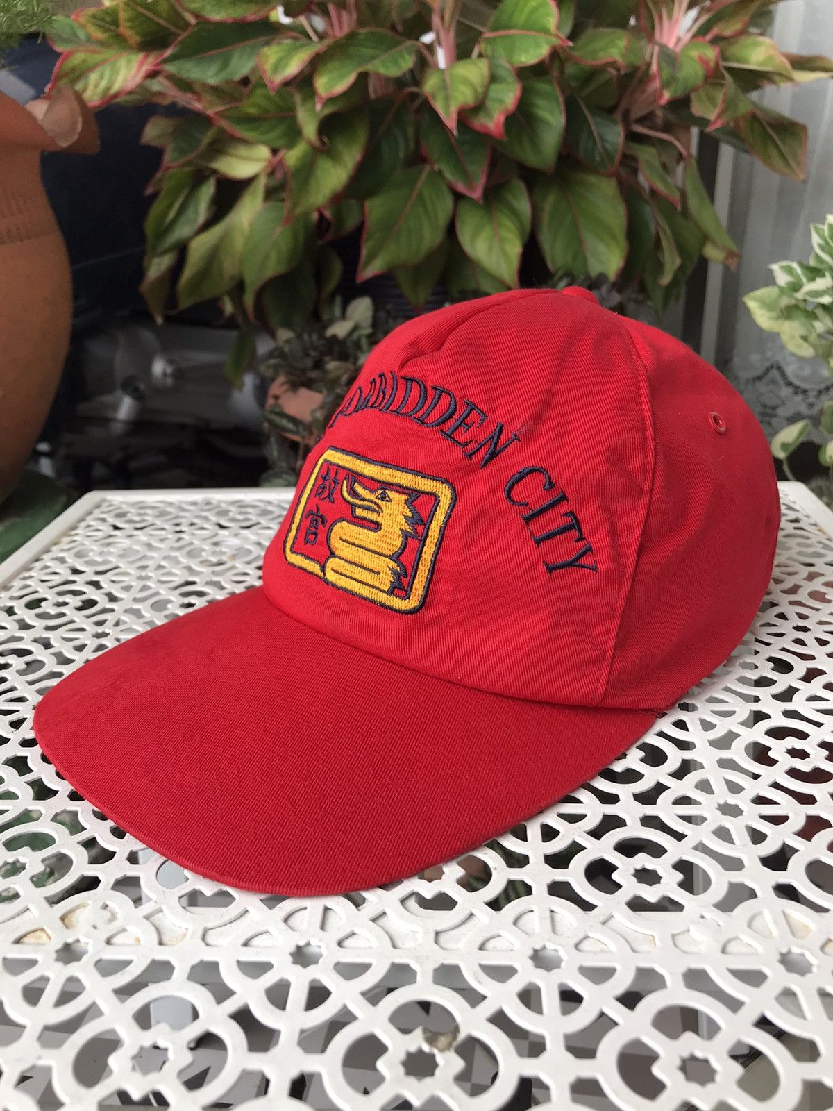 Japanese Brand VTG DRAGON 🐉 THE FORBIDDEN CITY CAP Size ONE SIZE - 4 Thumbnail
