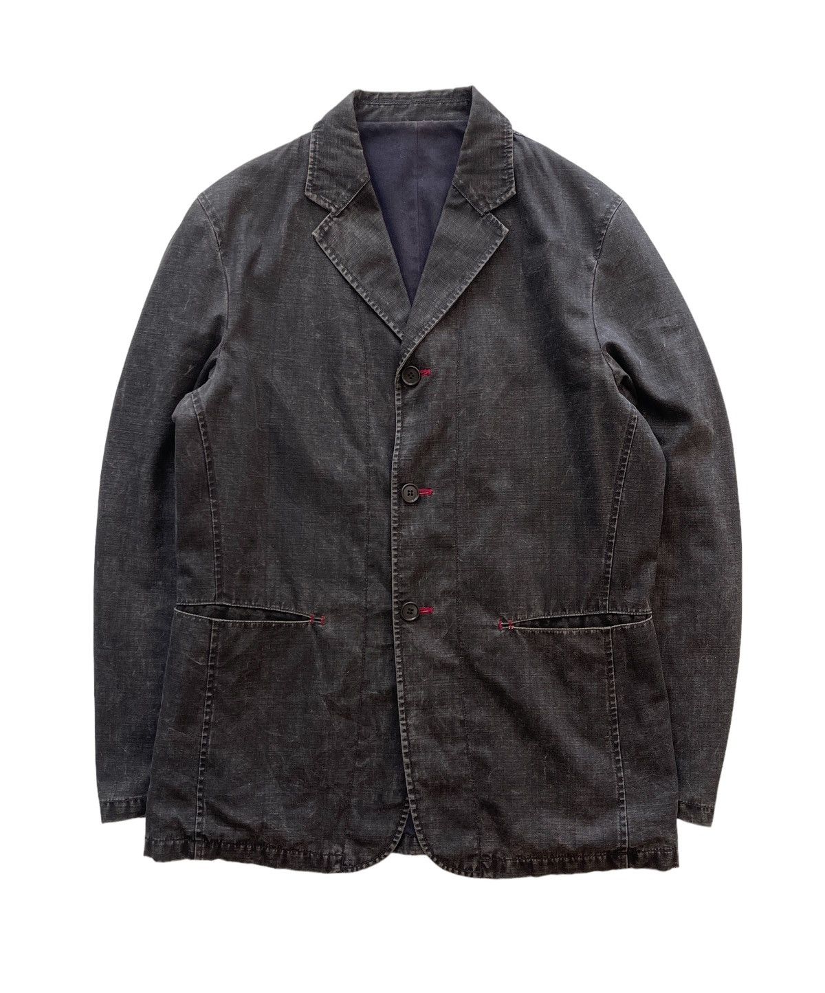 image of Avant Garde x Melrose Men's Melrose Chore Jacket in Dark Grey (Size Medium)