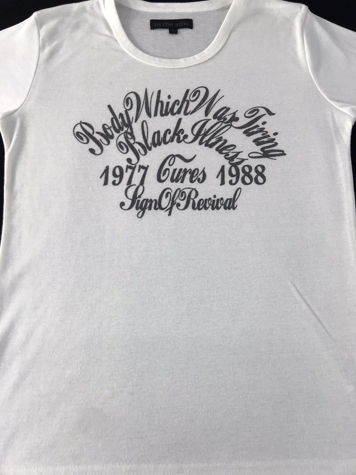 In The Attic In The Attic Black Illness Gothic Punk Printed Tee Size US S / EU 44-46 / 1 - 4 Thumbnail