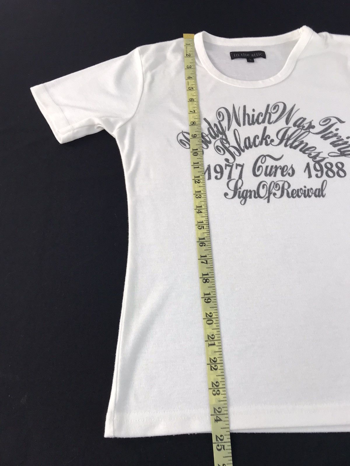 In The Attic In The Attic Black Illness Gothic Punk Printed Tee Size US S / EU 44-46 / 1 - 10 Thumbnail