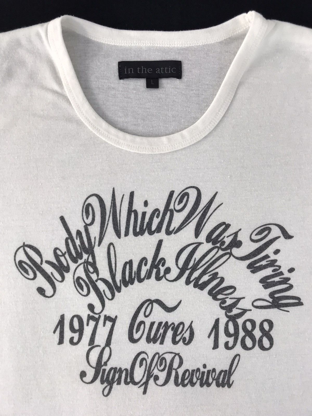 In The Attic In The Attic Black Illness Gothic Punk Printed Tee Size US S / EU 44-46 / 1 - 3 Thumbnail