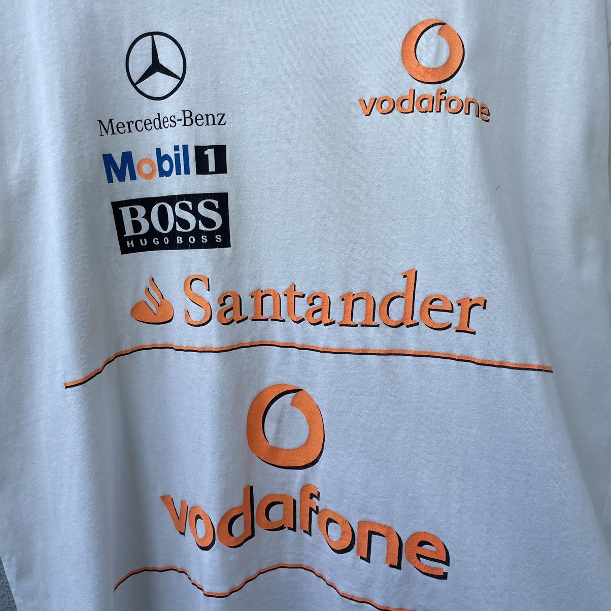 Mercedes-Benz Vintage Mercedes Benz McLaren Racing Tee Shirt Size US L / EU 52-54 / 3 - 4 Thumbnail