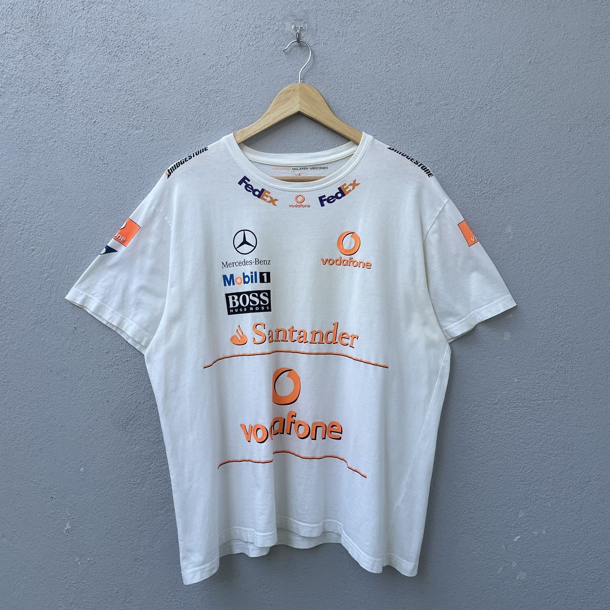 Mercedes-Benz Vintage Mercedes Benz McLaren Racing Tee Shirt Size US L / EU 52-54 / 3 - 1 Thumbnail