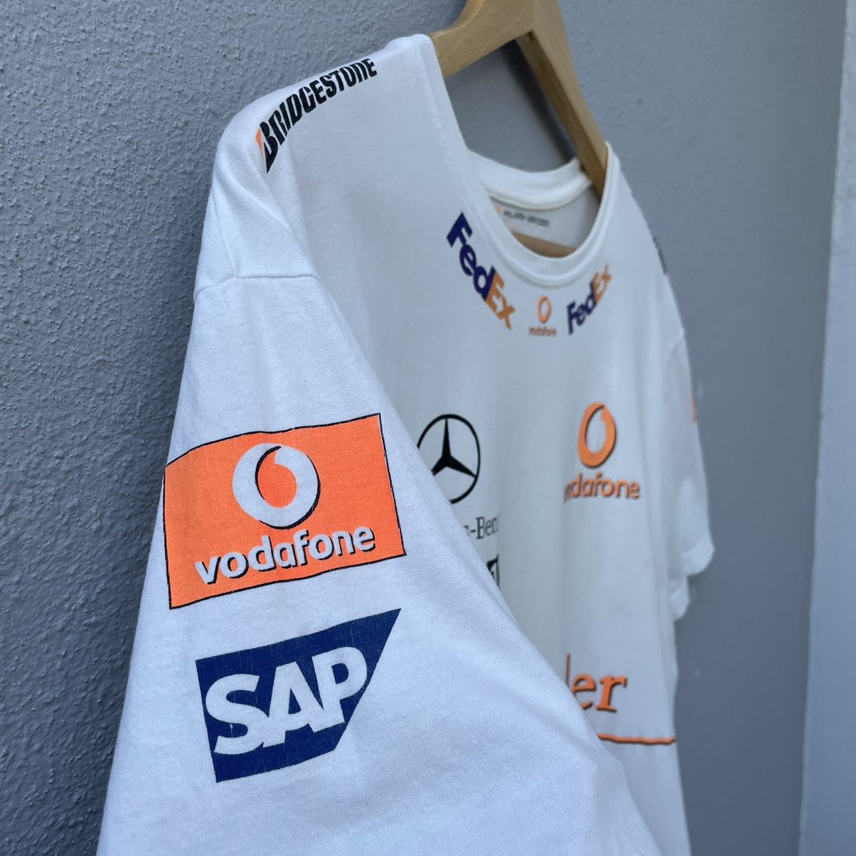 Mercedes-Benz Vintage Mercedes Benz McLaren Racing Tee Shirt Size US L / EU 52-54 / 3 - 5 Thumbnail