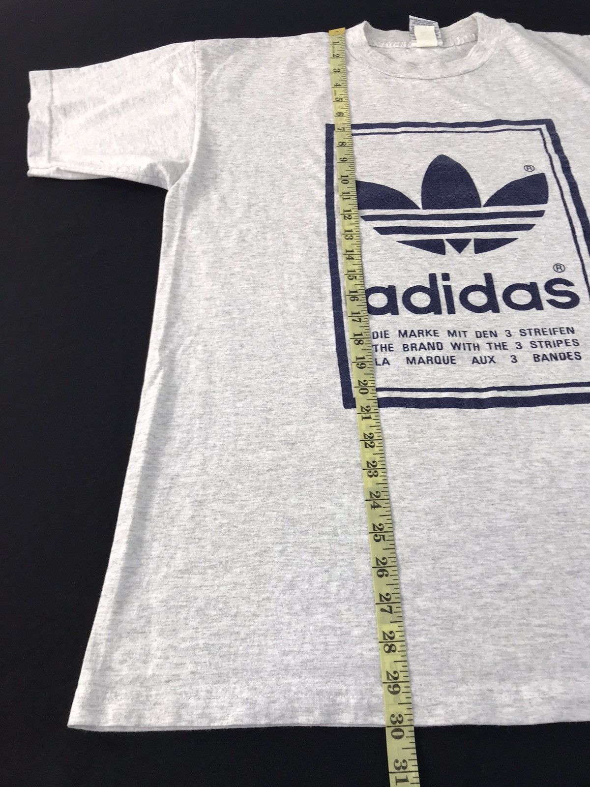Adidas 90s Adidas Trefoil Big Box Logo Spell Out Mirror Design Size US XL / EU 56 / 4 - 8 Thumbnail