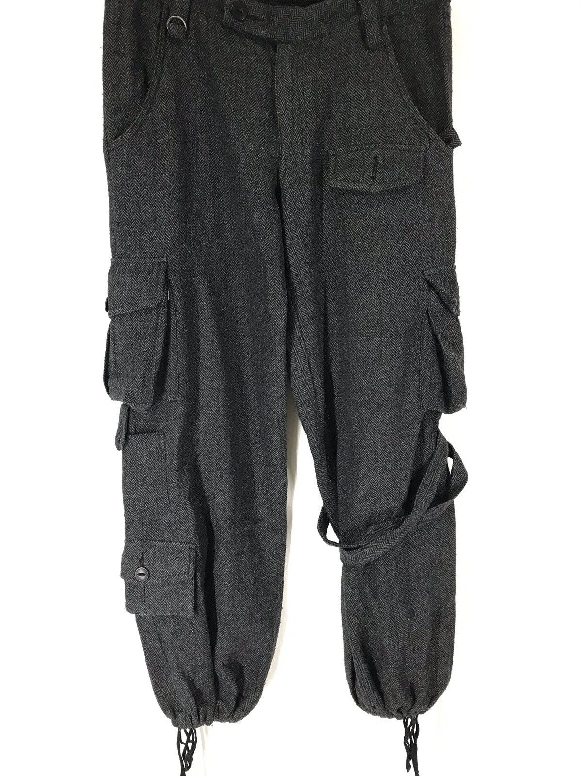 BUFFALO BOBS Wool Multi Pocket Cargo Trousers Size US 34 / EU 50 - 4 Thumbnail