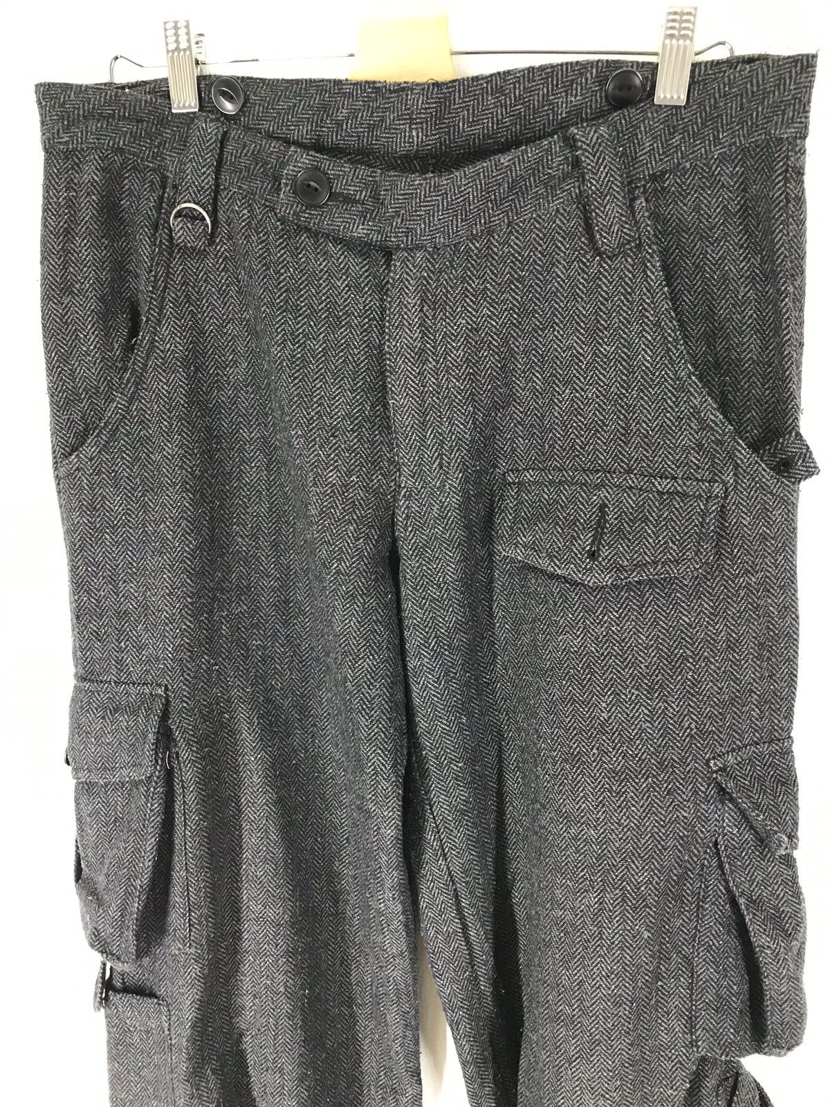 BUFFALO BOBS Wool Multi Pocket Cargo Trousers Size US 34 / EU 50 - 6 Thumbnail