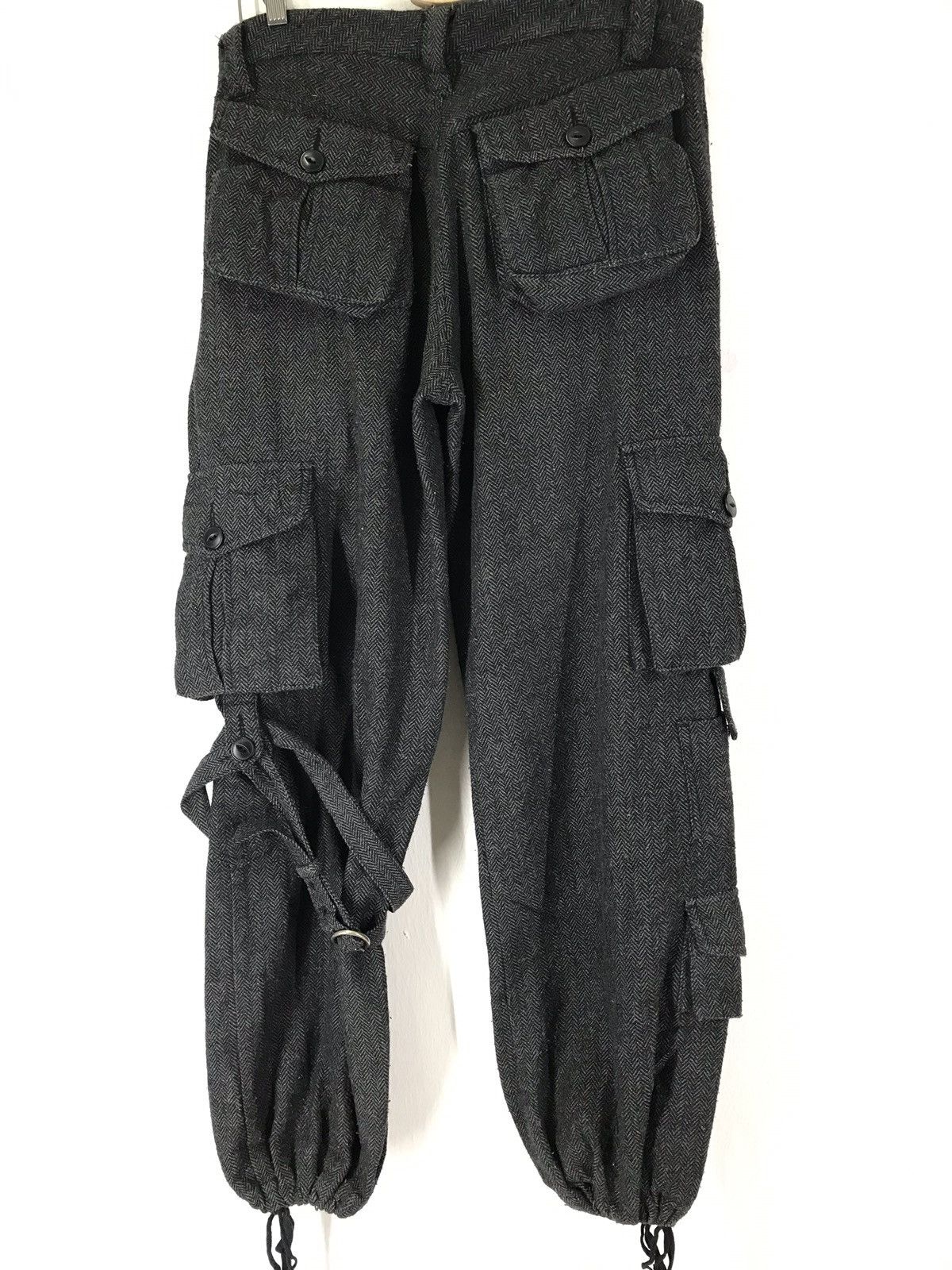 BUFFALO BOBS Wool Multi Pocket Cargo Trousers Size US 34 / EU 50 - 8 Thumbnail