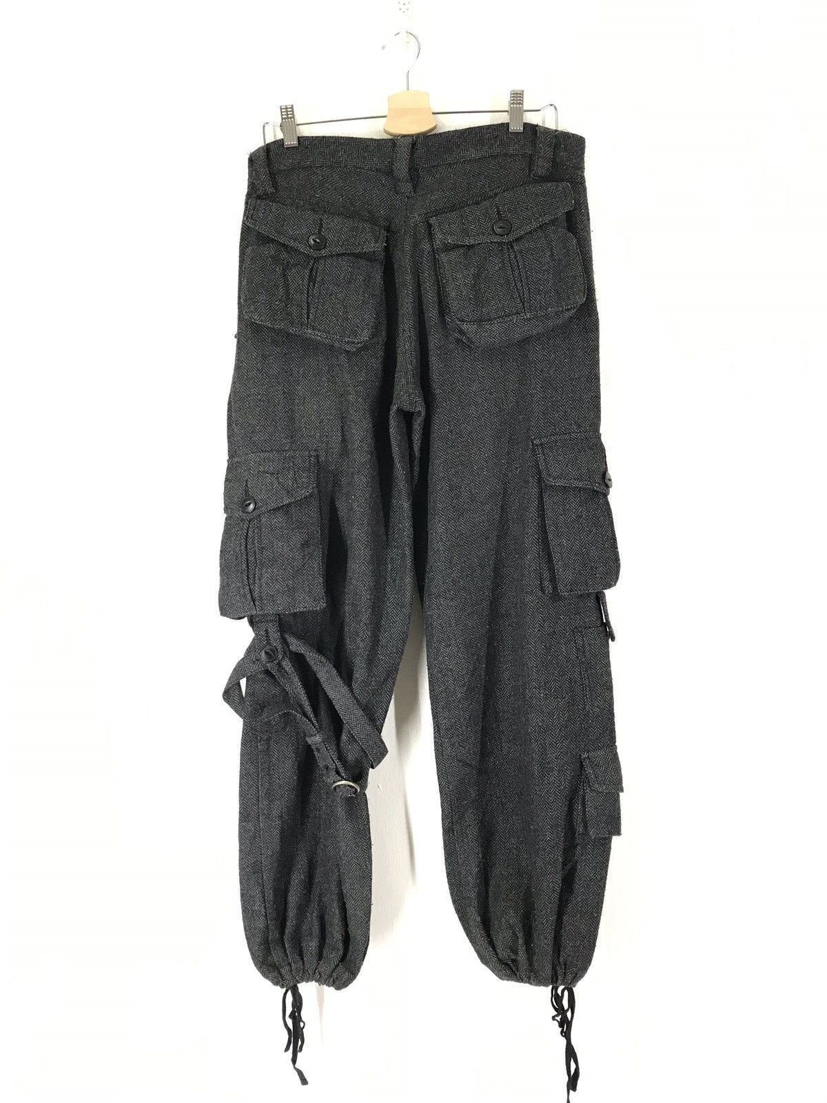 BUFFALO BOBS Wool Multi Pocket Cargo Trousers Size US 34 / EU 50 - 7 Thumbnail