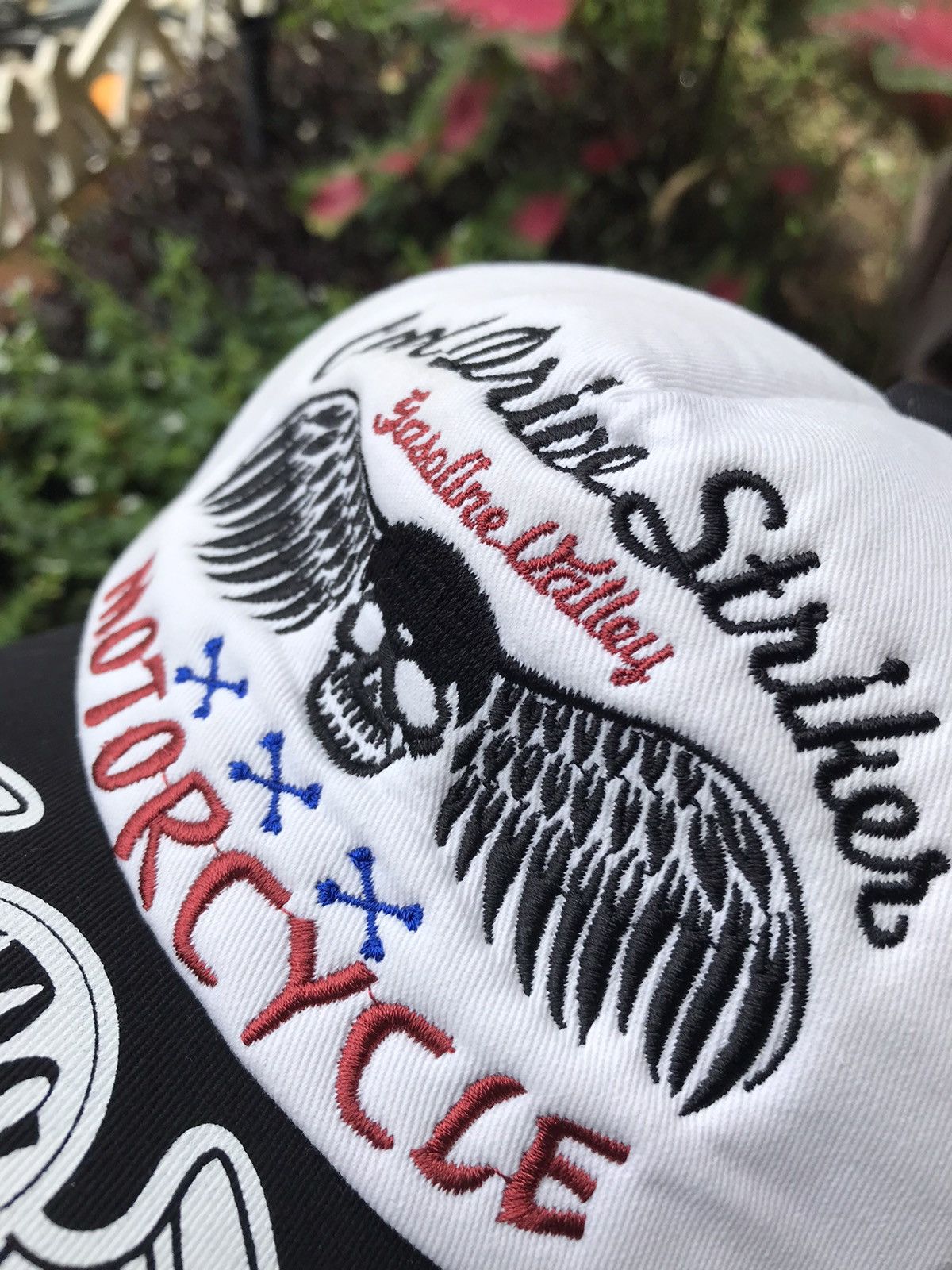 Japanese Brand COOL DRIVE STRIKES SKULL MOTORCYCLE CAP HAT Size ONE SIZE - 3 Thumbnail