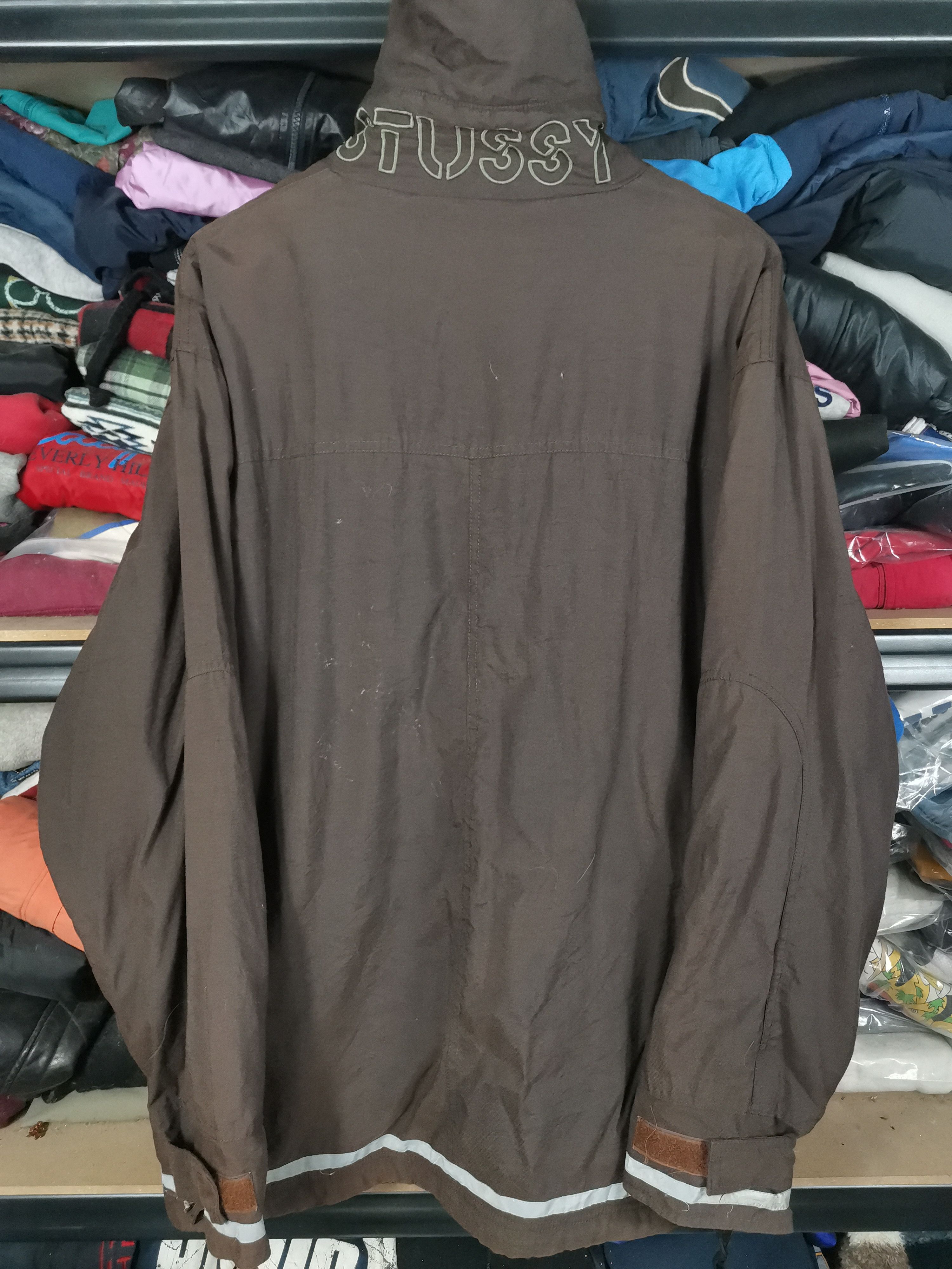 Stussy Vintage 90s Stussy Outdoor Jacket Brown Size US L / EU 52-54 / 3 - 4 Thumbnail