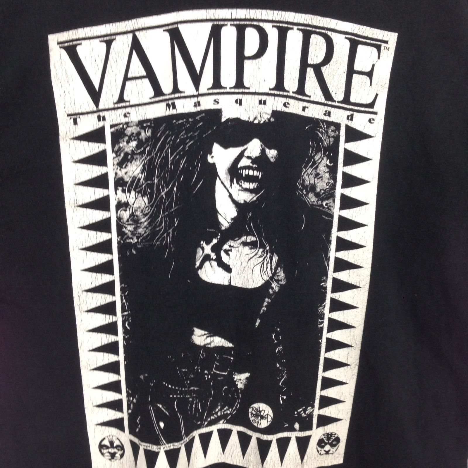 Expert Horror × Sci-Fi Fantasy Vintage Vampire The Masquerade Horror Movie Games T-shirt Size US L / EU 52-54 / 3 - 3 Thumbnail