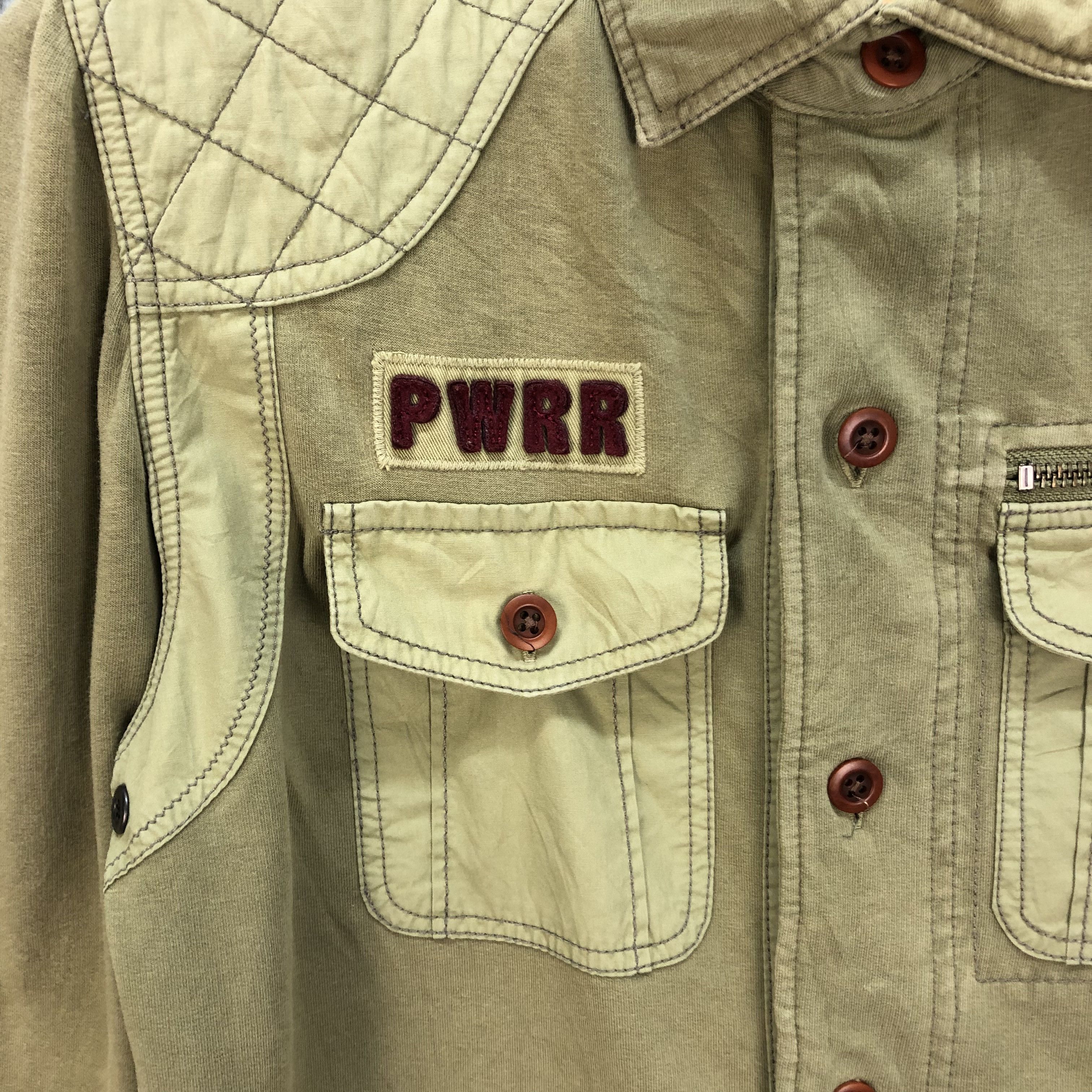 Other PWRR Queen's Division Military Style ButtonUp Shirt #6093-44 Size US S / EU 44-46 / 1 - 3 Thumbnail