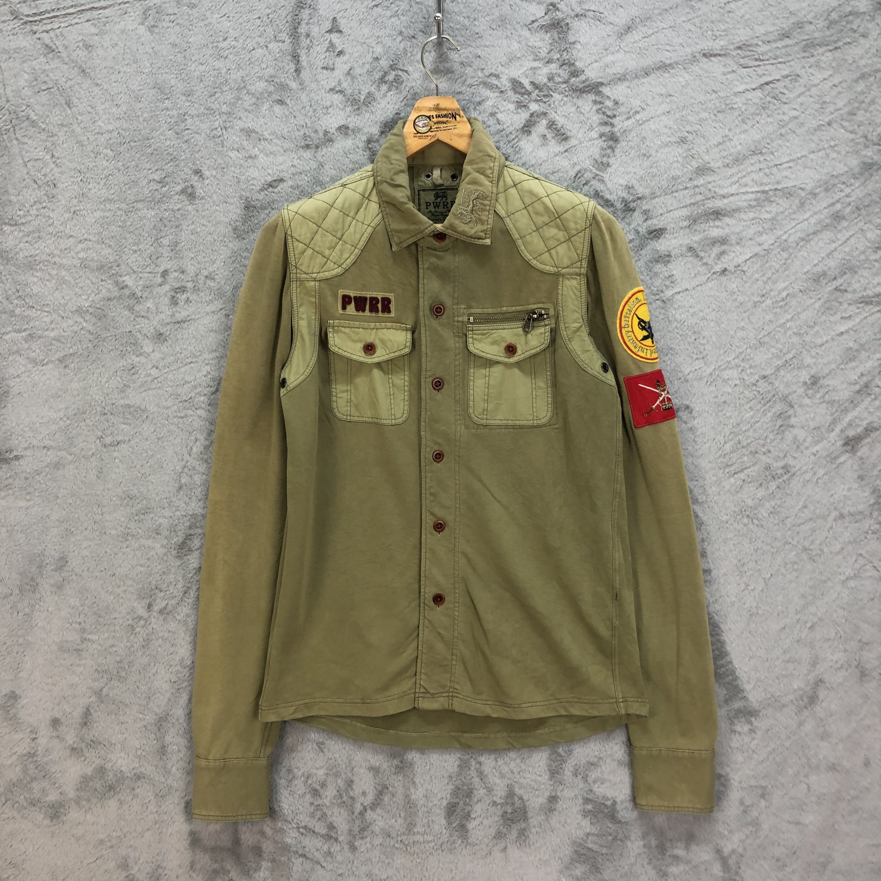 Other PWRR Queen's Division Military Style ButtonUp Shirt #6093-44 Size US S / EU 44-46 / 1 - 1 Thumbnail