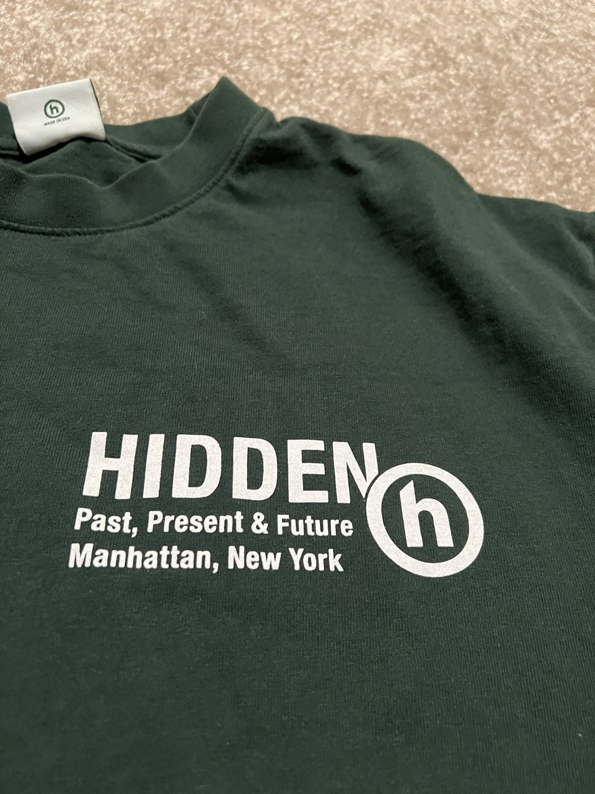 HIDDEN Hidden NY Tee Green Size US M / EU 48-50 / 2 - 2 Thumbnail