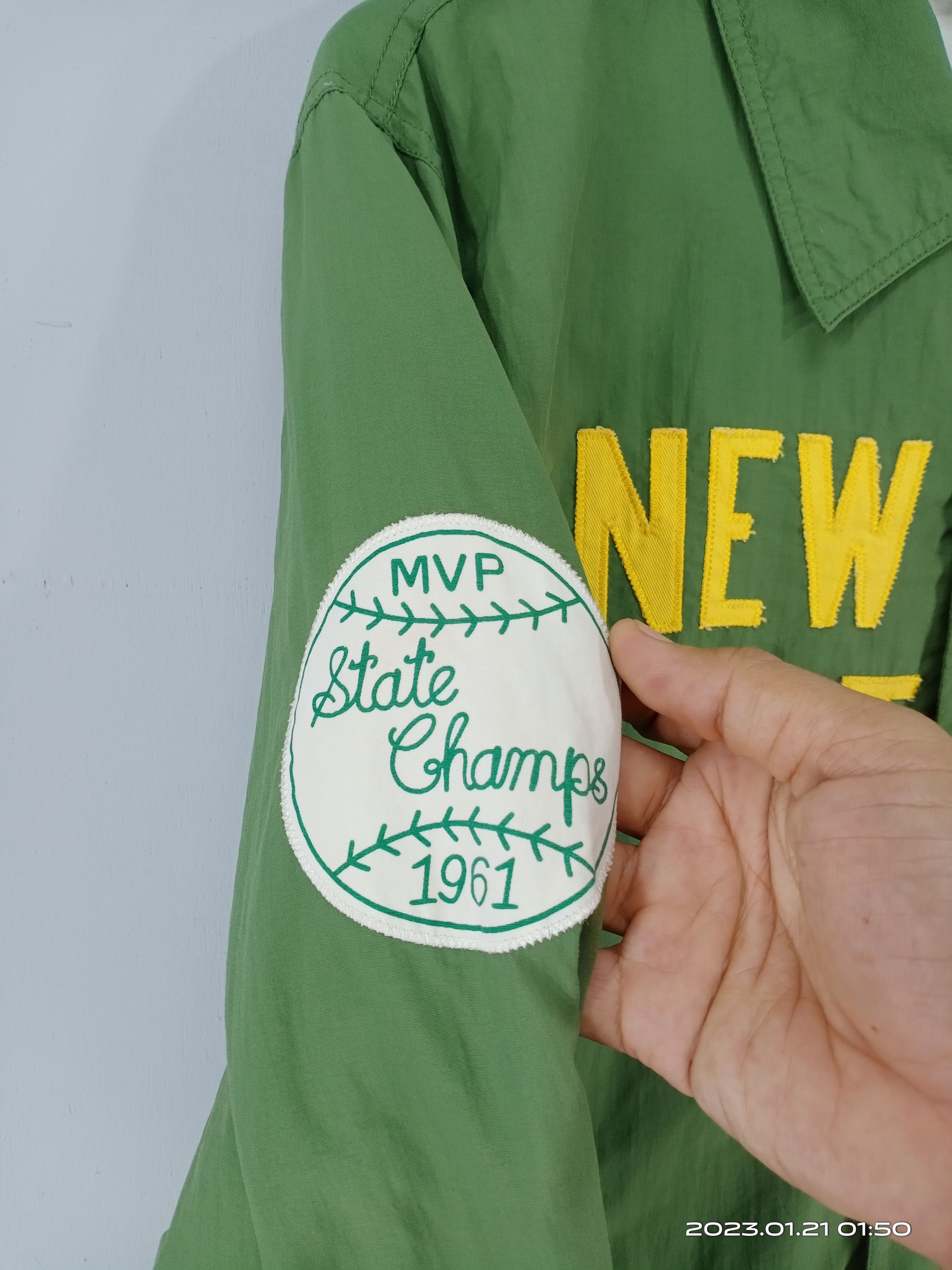 Champion 💥Vintage 70s-80s Champion New York State Snap Button Jacket Size US M / EU 48-50 / 2 - 3 Thumbnail