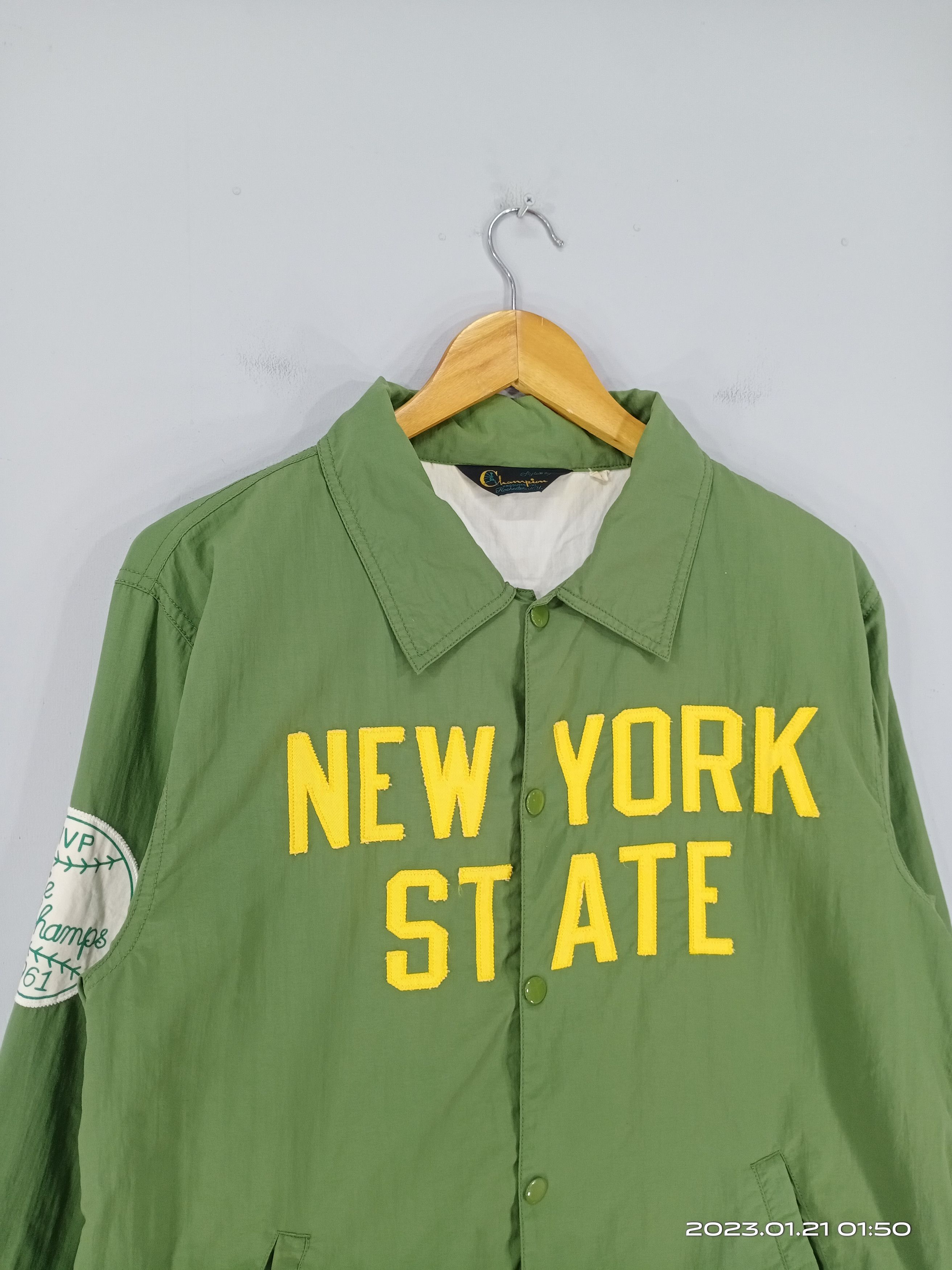 Champion 💥Vintage 70s-80s Champion New York State Snap Button Jacket Size US M / EU 48-50 / 2 - 4 Thumbnail