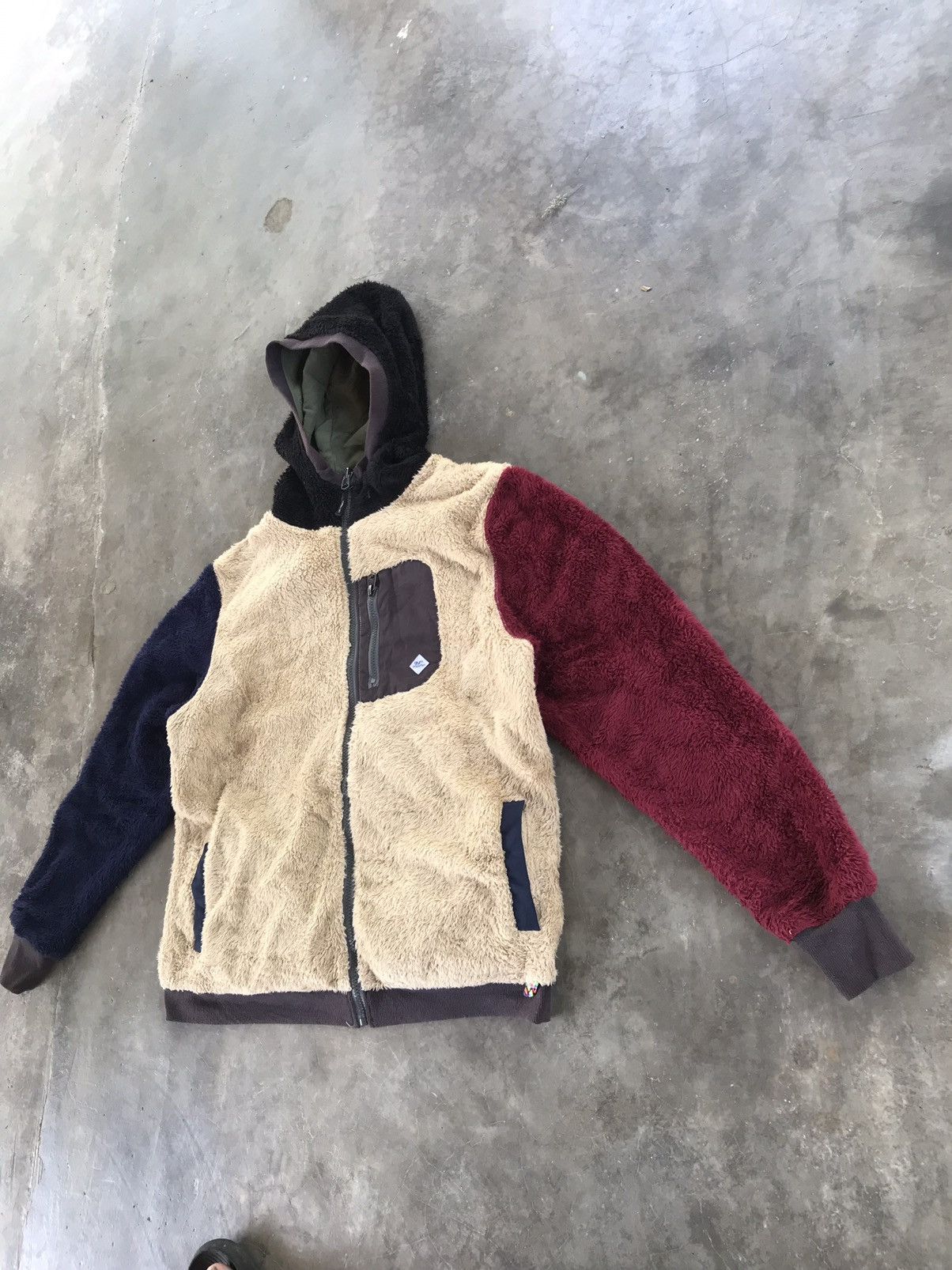 Japanese Brand GYM MASTER Fleece jacket multicolors colorblock style Size US M / EU 48-50 / 2 - 4 Thumbnail
