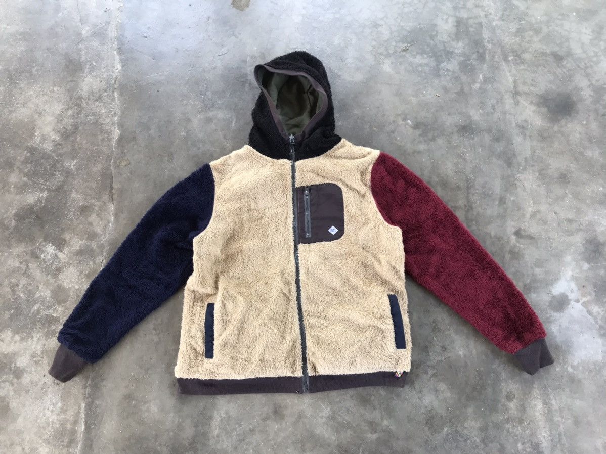 Japanese Brand GYM MASTER Fleece jacket multicolors colorblock style Size US M / EU 48-50 / 2 - 2 Thumbnail