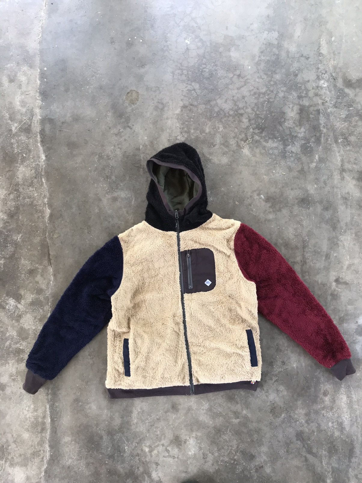 Japanese Brand GYM MASTER Fleece jacket multicolors colorblock style Size US M / EU 48-50 / 2 - 5 Thumbnail