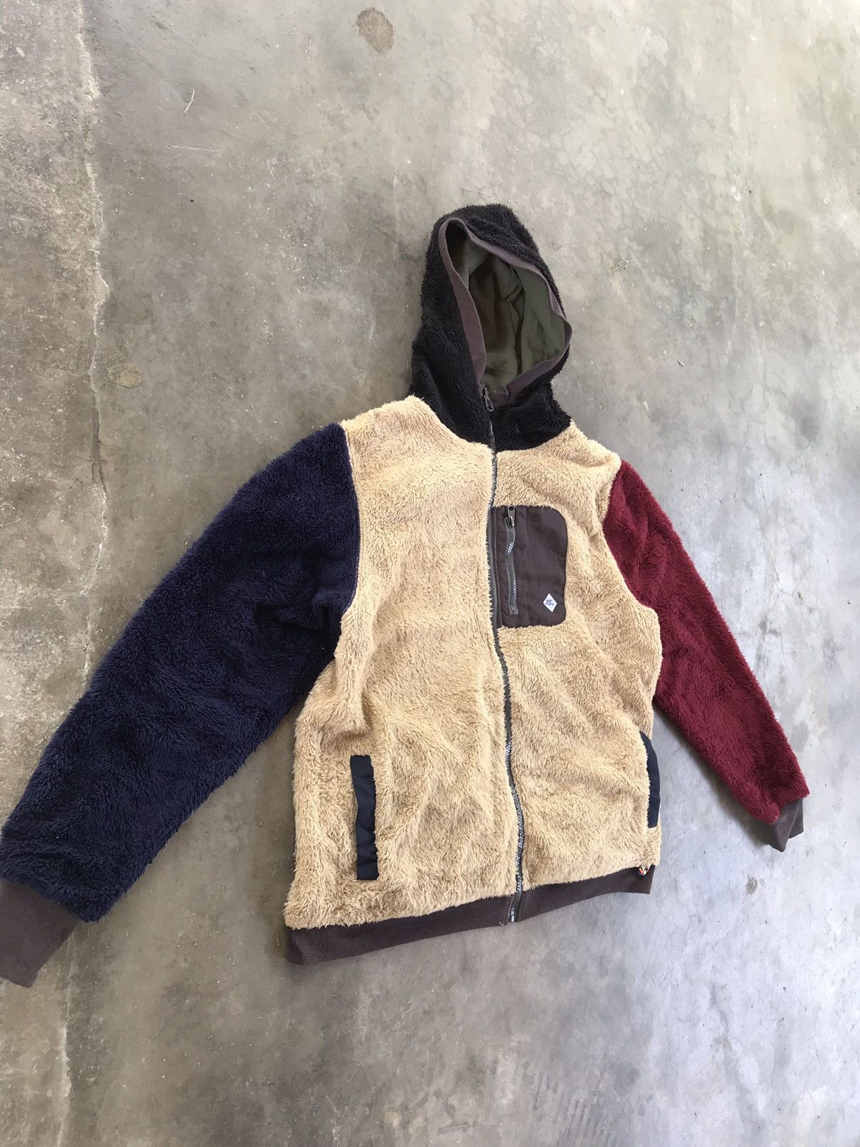 Japanese Brand GYM MASTER Fleece jacket multicolors colorblock style Size US M / EU 48-50 / 2 - 3 Thumbnail