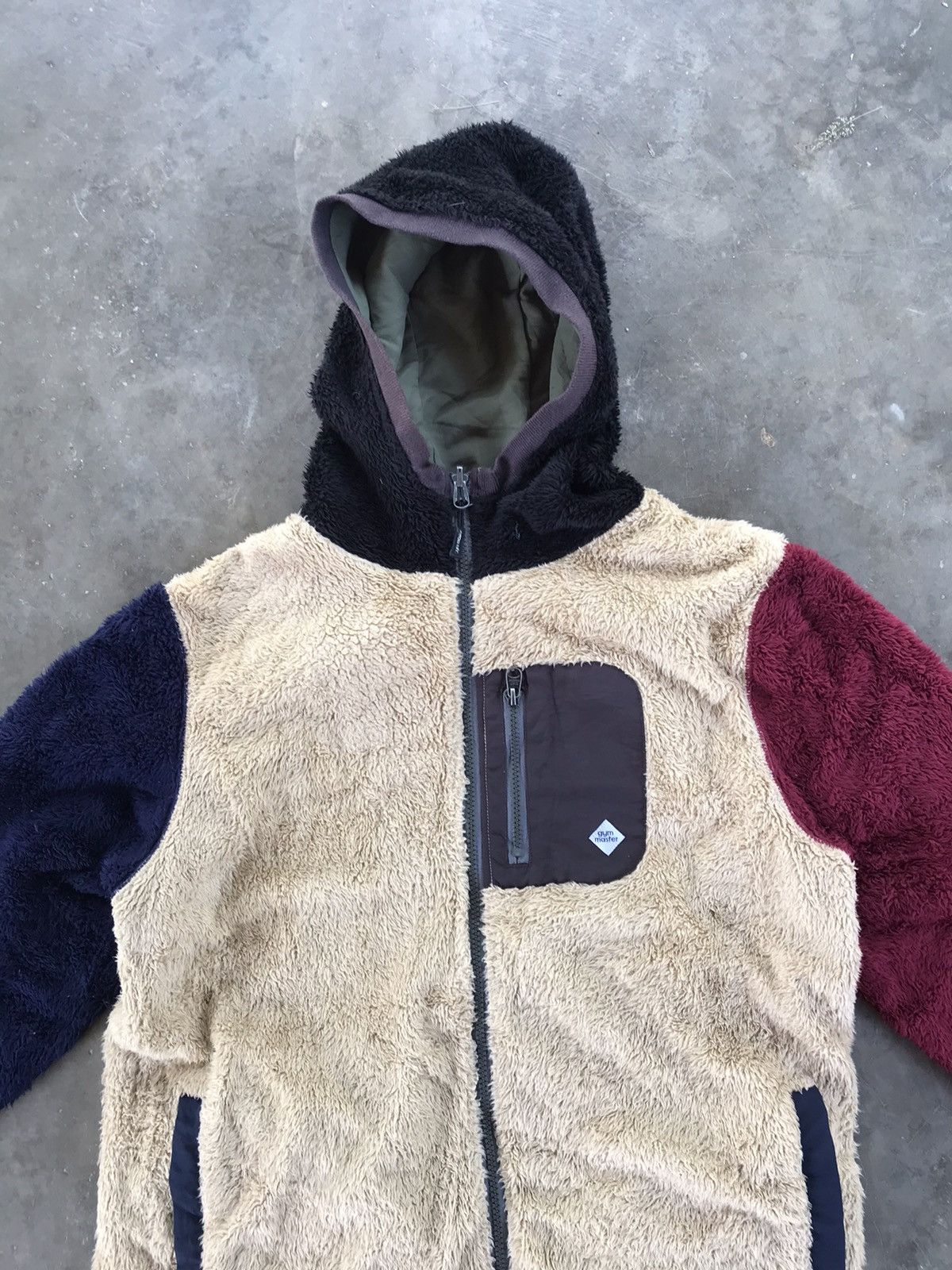 Japanese Brand GYM MASTER Fleece jacket multicolors colorblock style Size US M / EU 48-50 / 2 - 6 Thumbnail