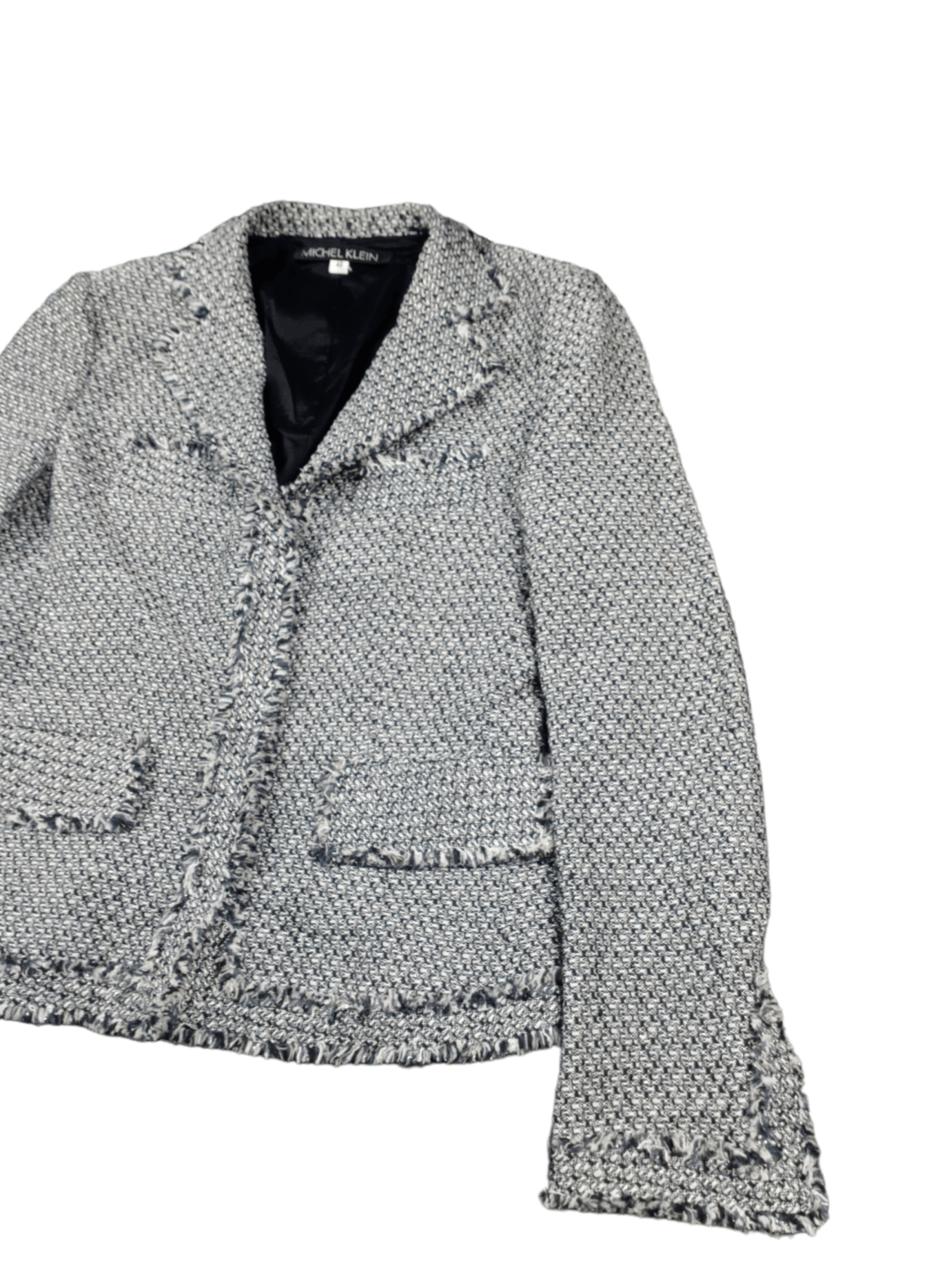 Designer × Michel Klein 💥RARE💥Michel Klein Wool Short Jacket Size S / US 4 / IT 40 - 3 Thumbnail