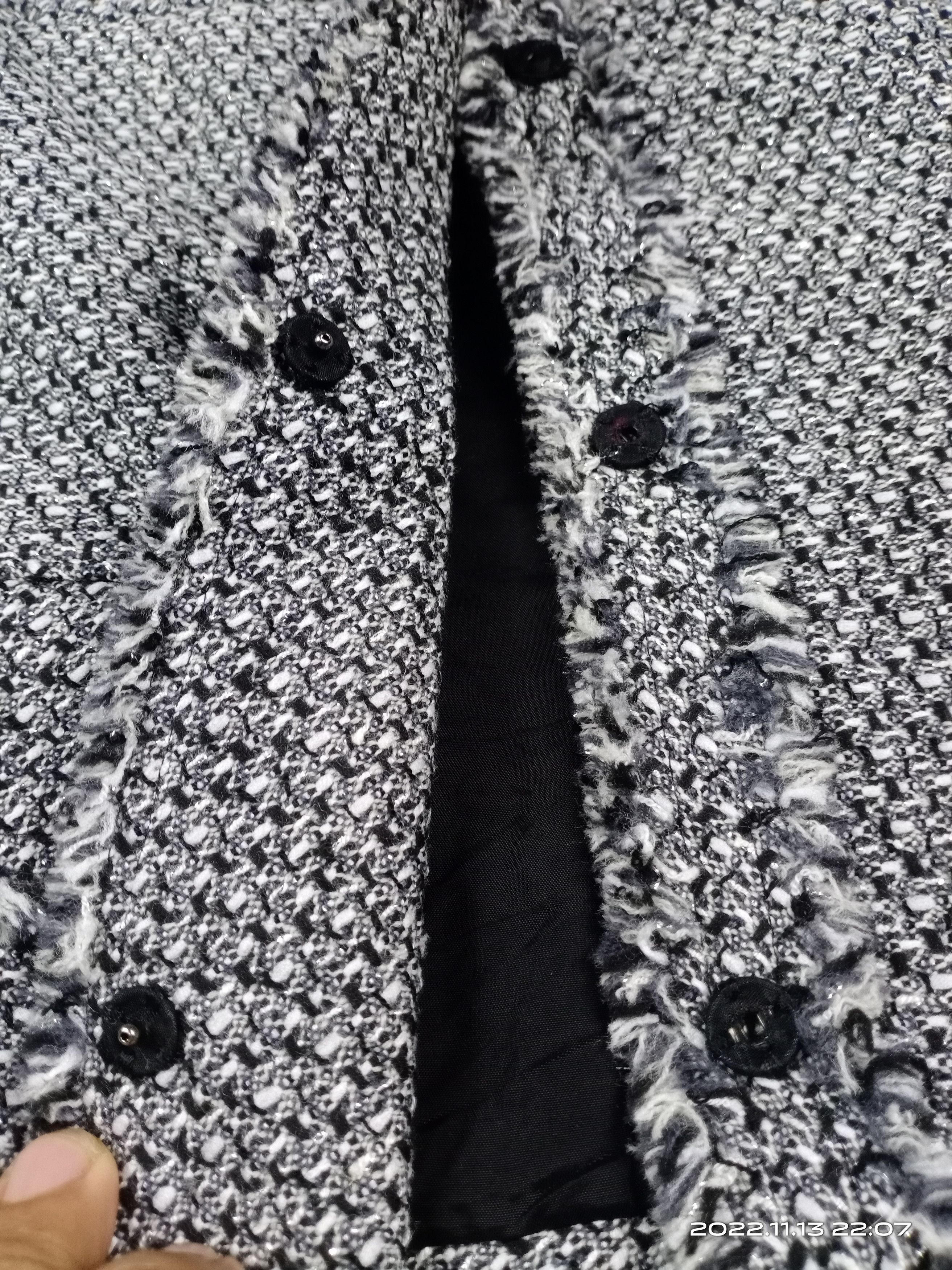 Designer × Michel Klein 💥RARE💥Michel Klein Wool Short Jacket Size S / US 4 / IT 40 - 8 Thumbnail
