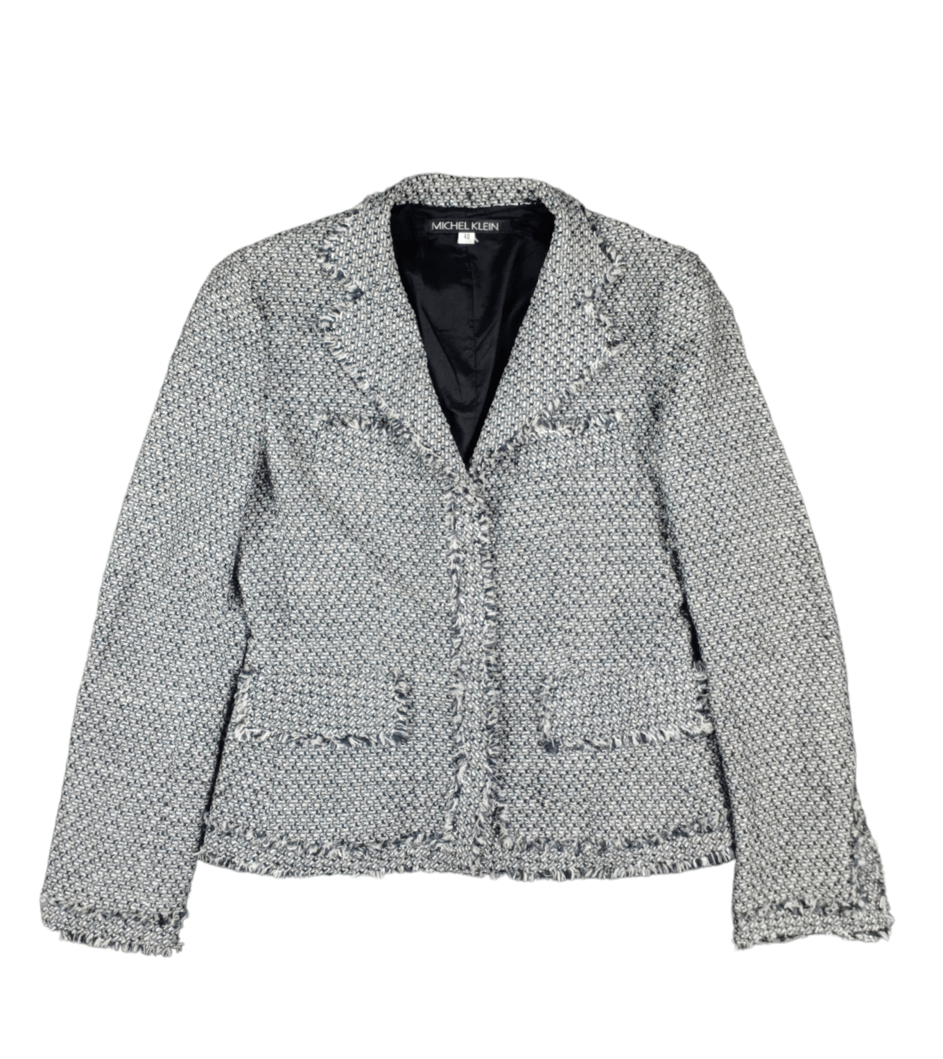 Designer × Michel Klein 💥RARE💥Michel Klein Wool Short Jacket Size S / US 4 / IT 40 - 1 Thumbnail