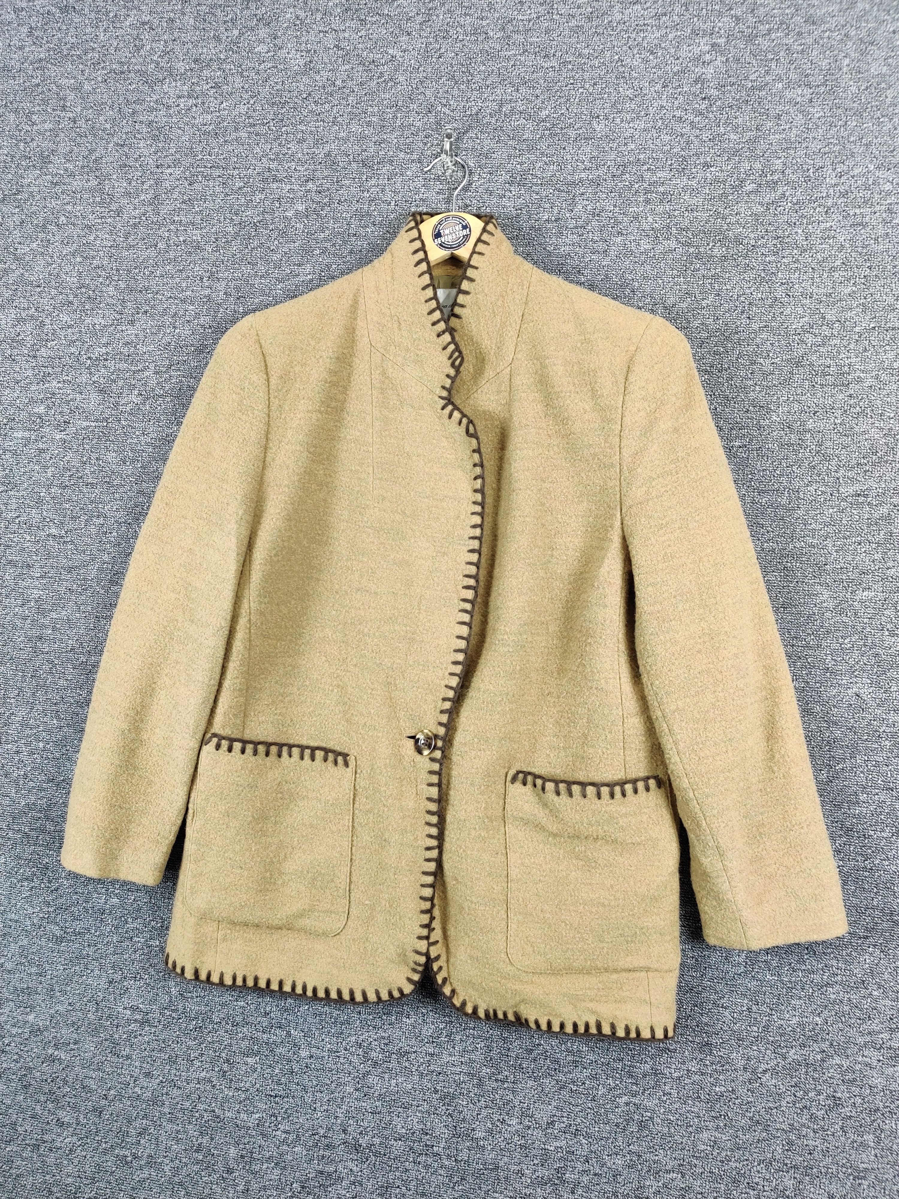 Japanese Brand Vintage Barrade Labios Wool Cardigan Jacket Nice Design Size US L / EU 52-54 / 3 - 2 Thumbnail