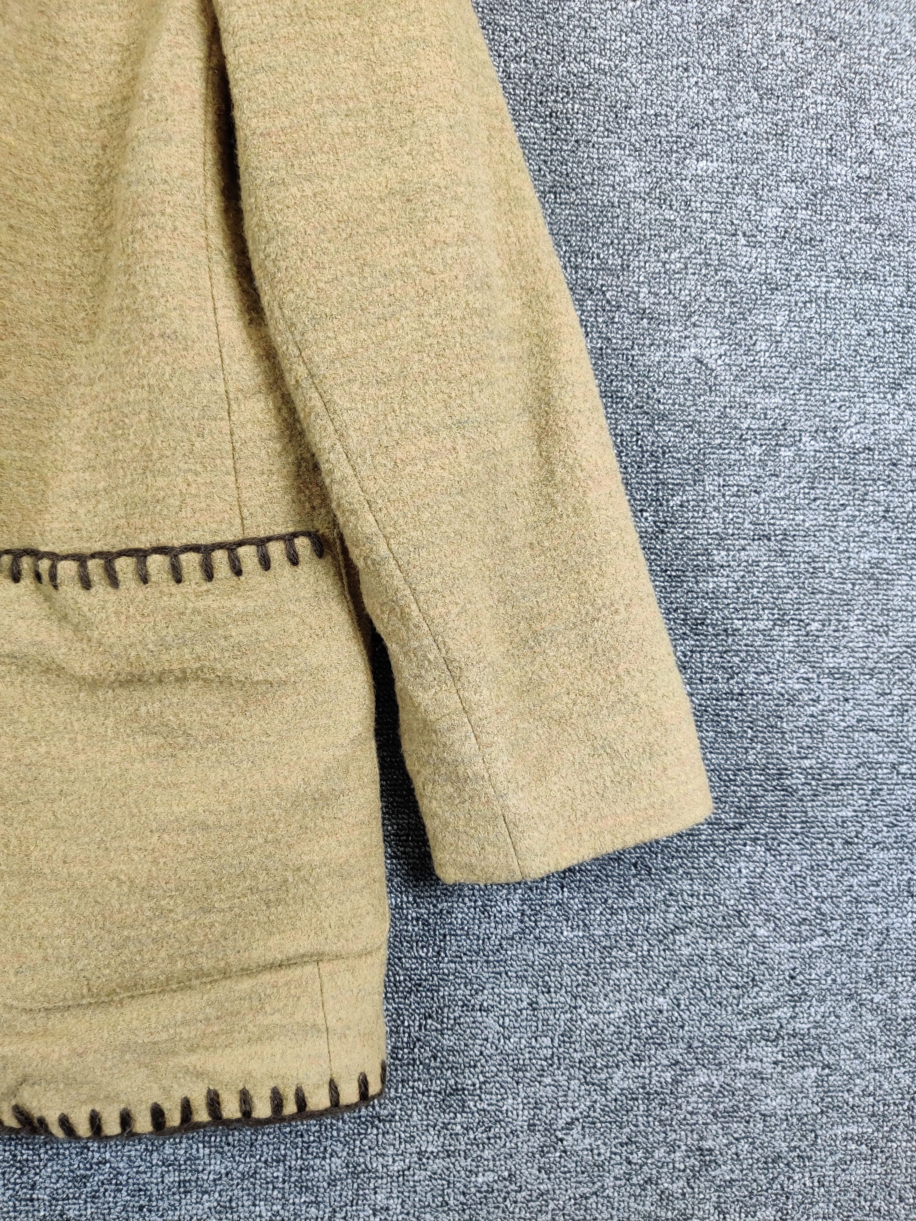 Japanese Brand Vintage Barrade Labios Wool Cardigan Jacket Nice Design Size US L / EU 52-54 / 3 - 3 Thumbnail