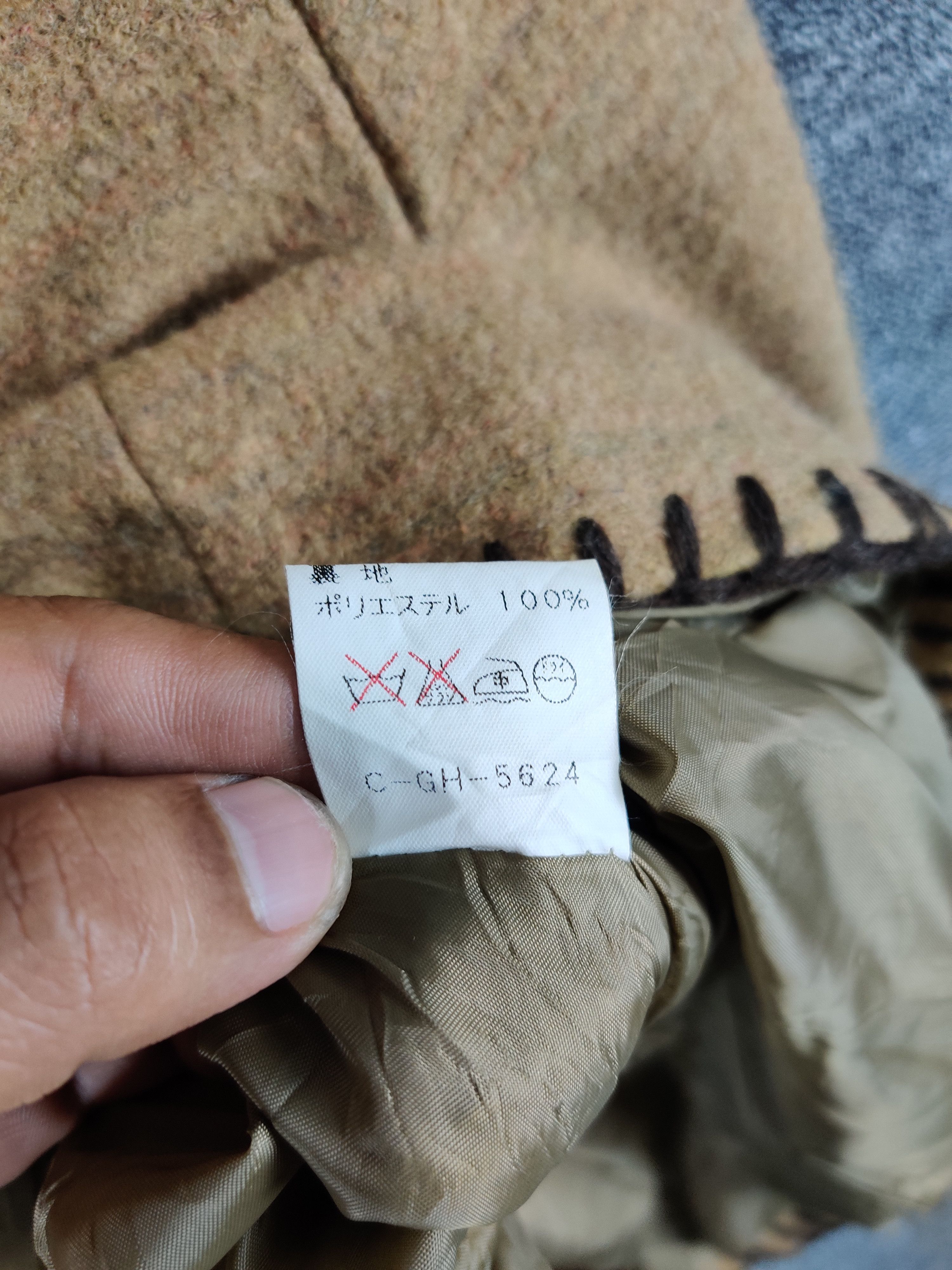 Japanese Brand Vintage Barrade Labios Wool Cardigan Jacket Nice Design Size US L / EU 52-54 / 3 - 11 Thumbnail