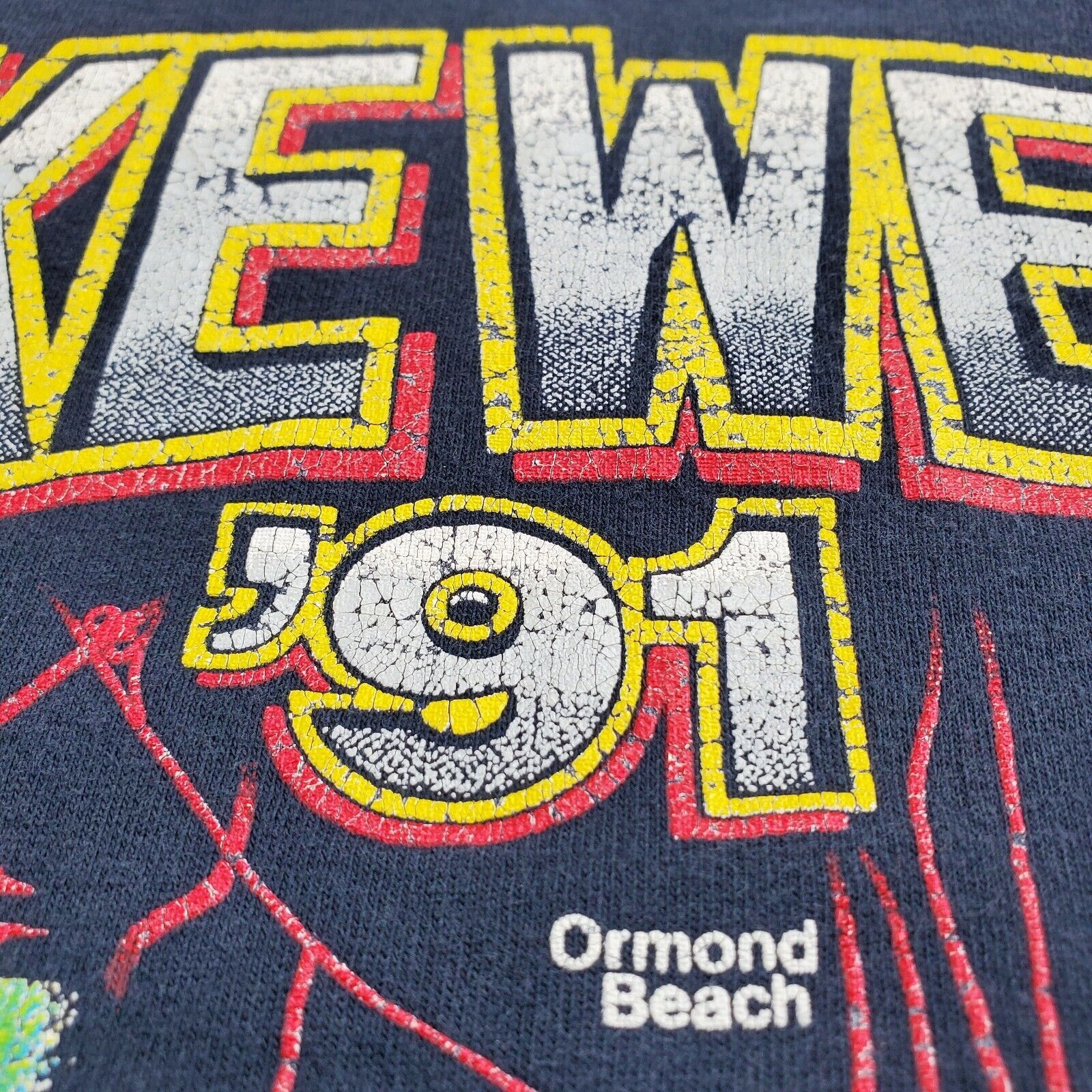 Harley Davidson 1991 Daytona Beach Bike Week 50th Year Shirt