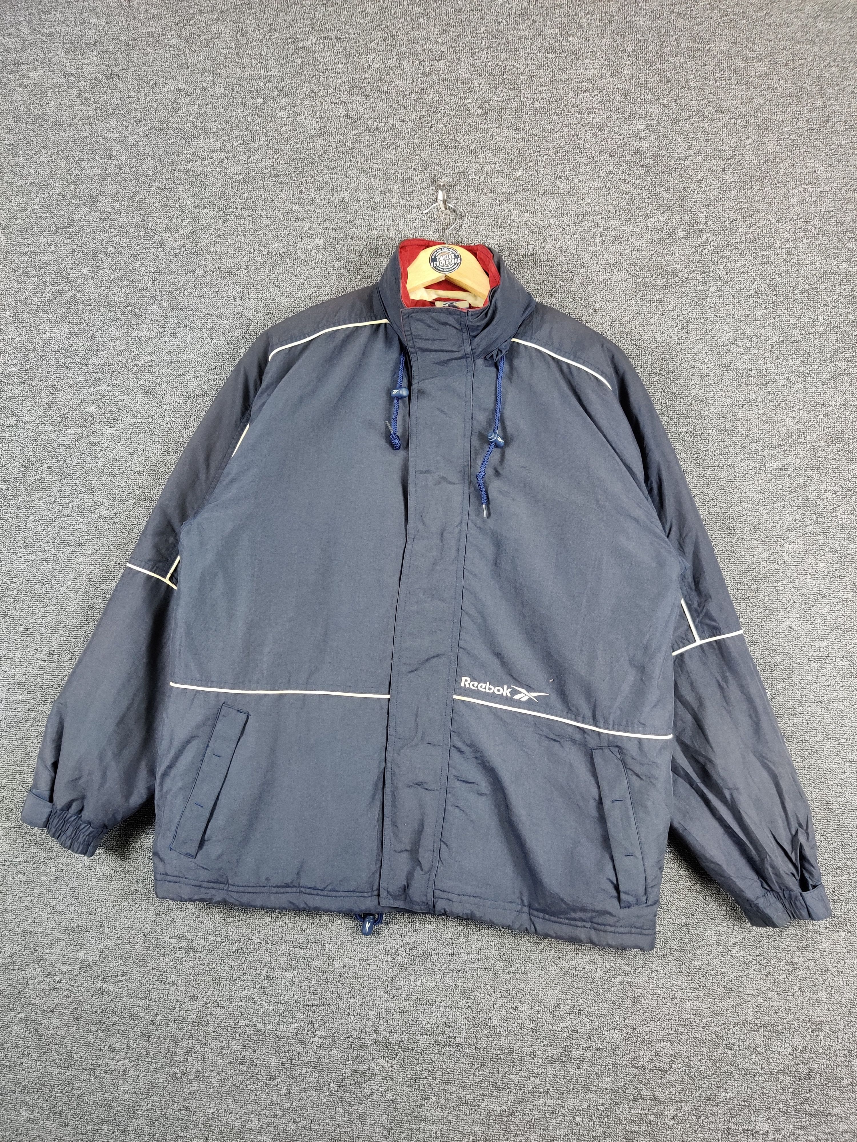 Reebok Vintage Reebok Zipper Windbreaker Jacket Size US M / EU 48-50 / 2 - 2 Thumbnail