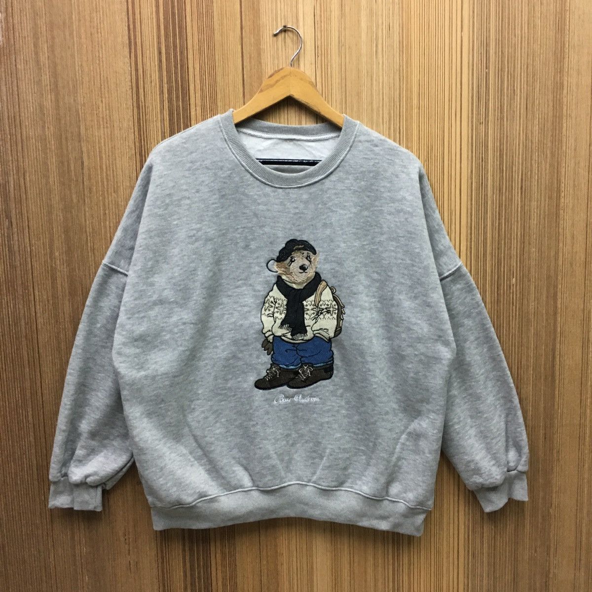 Cartoon Network × Japanese Brand Vintage Bear Hyperbeast Big Print Sweatshirt Size US L / EU 52-54 / 3 - 1 Thumbnail