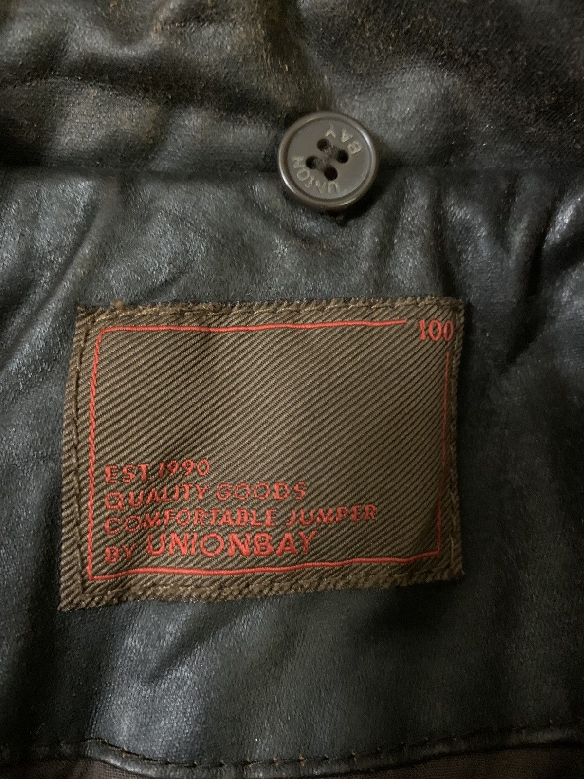 UNIONBAY Vintage Union Bay Leather Jacket Size US L / EU 52-54 / 3 - 7 Thumbnail