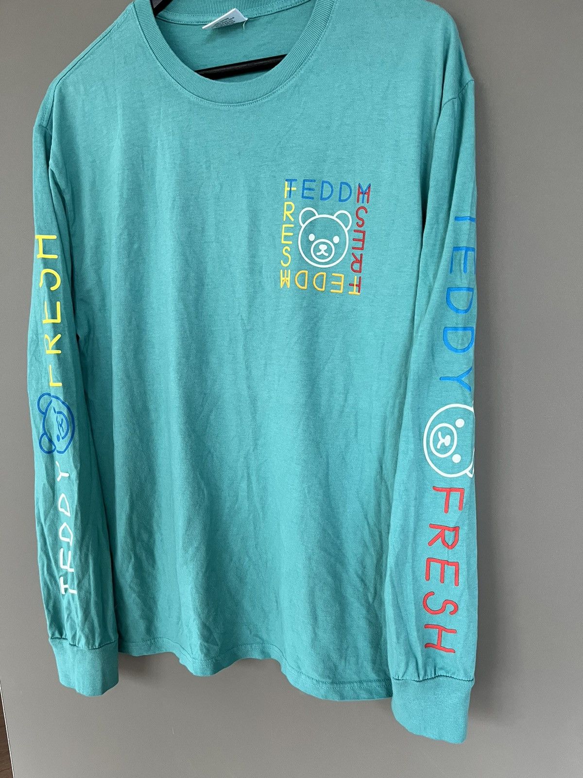 Teddy Fresh Teddy Fresh Bear Turquoise Long Sleeve Size US M / EU 48-50 / 2 - 5 Thumbnail