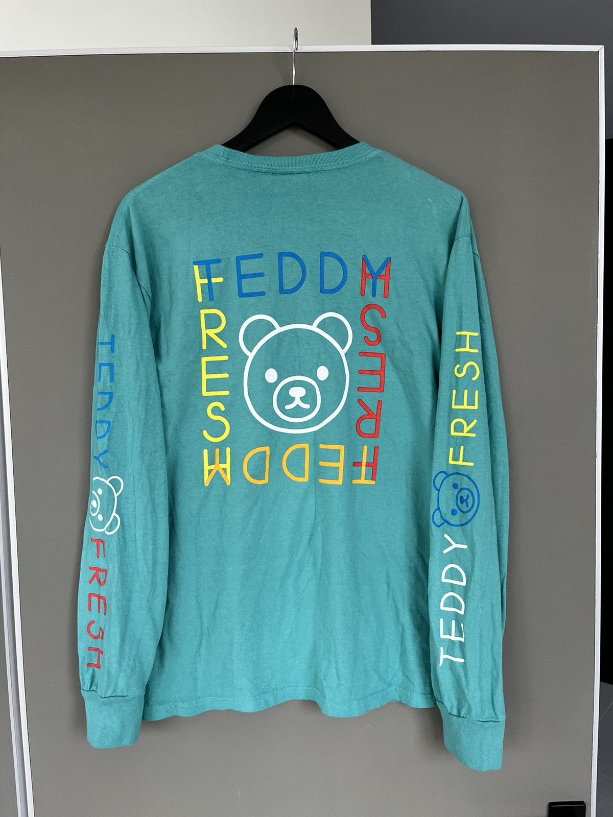 Teddy Fresh Teddy Fresh Bear Turquoise Long Sleeve Size US M / EU 48-50 / 2 - 1 Thumbnail