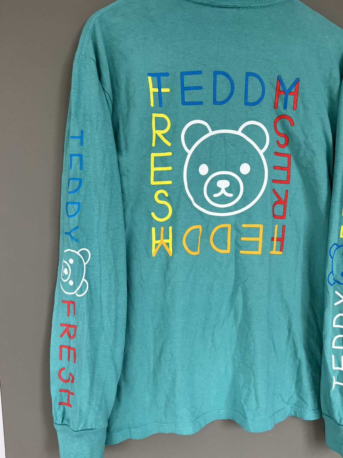 Teddy Fresh Teddy Fresh Bear Turquoise Long Sleeve Size US M / EU 48-50 / 2 - 10 Thumbnail
