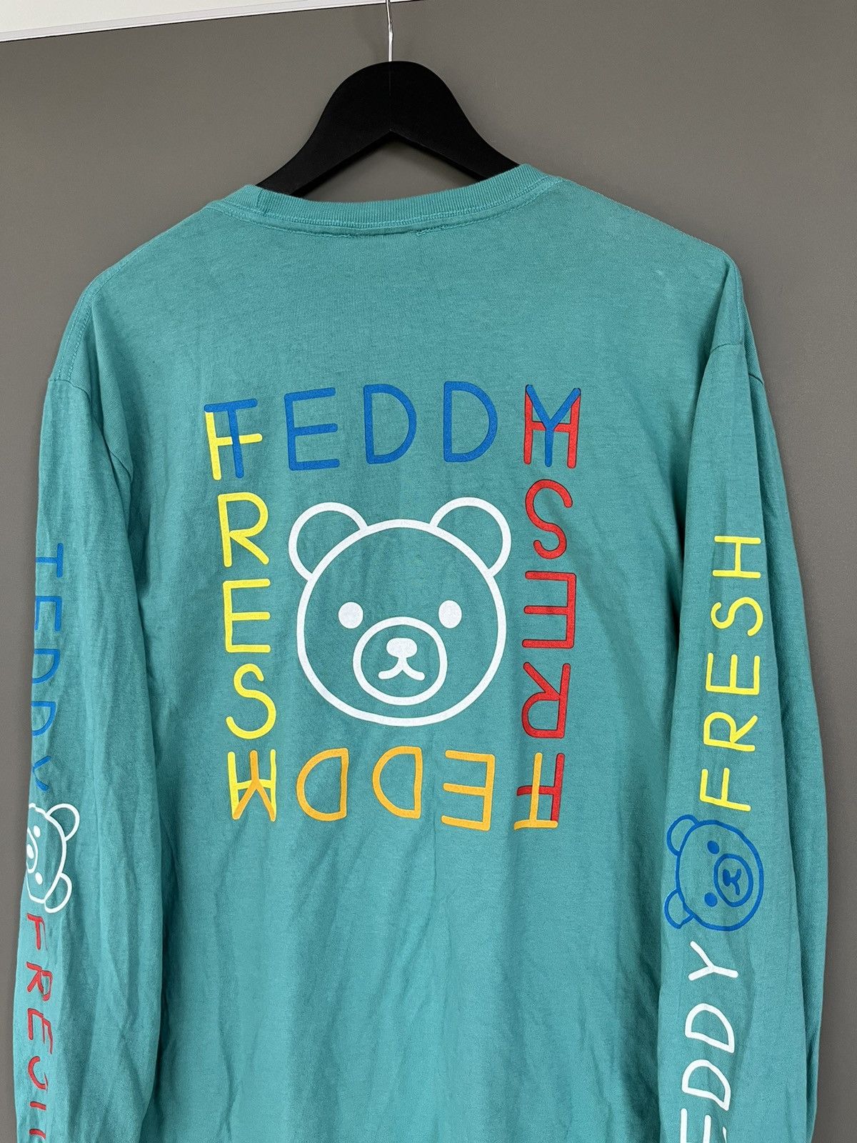 Teddy Fresh Teddy Fresh Bear Turquoise Long Sleeve Size US M / EU 48-50 / 2 - 8 Thumbnail