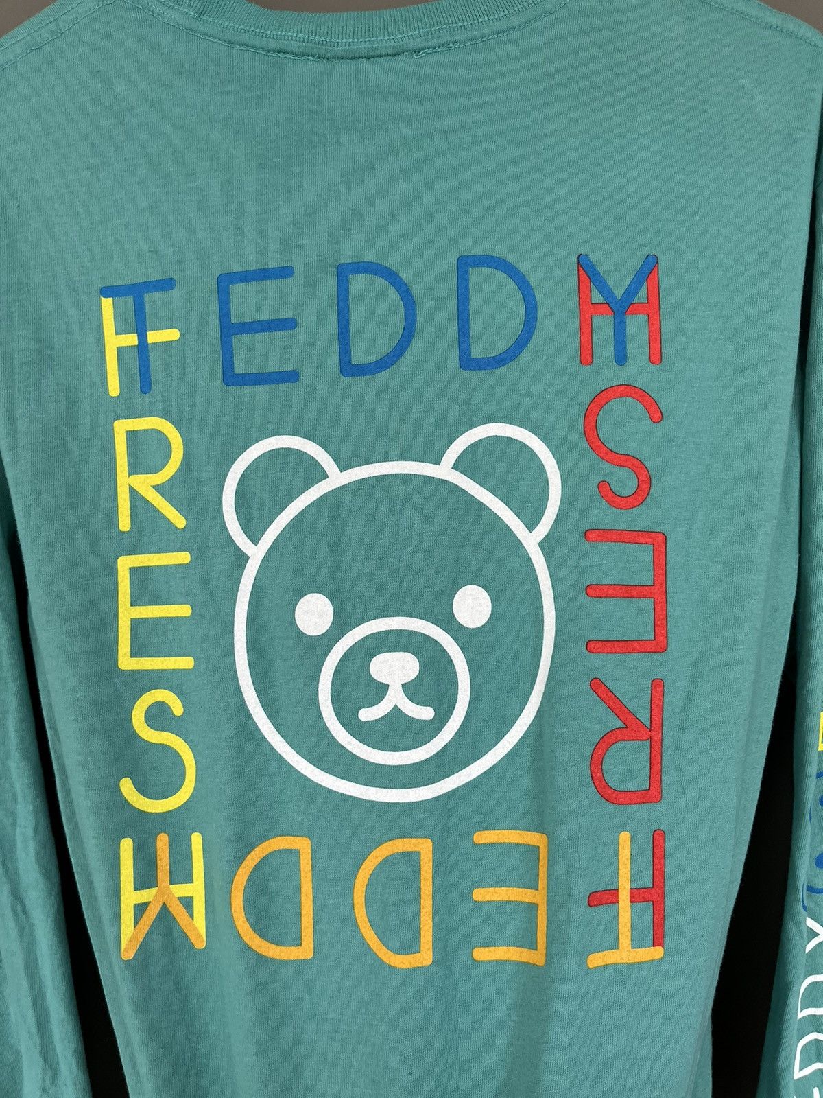 Teddy Fresh Teddy Fresh Bear Turquoise Long Sleeve Size US M / EU 48-50 / 2 - 11 Thumbnail