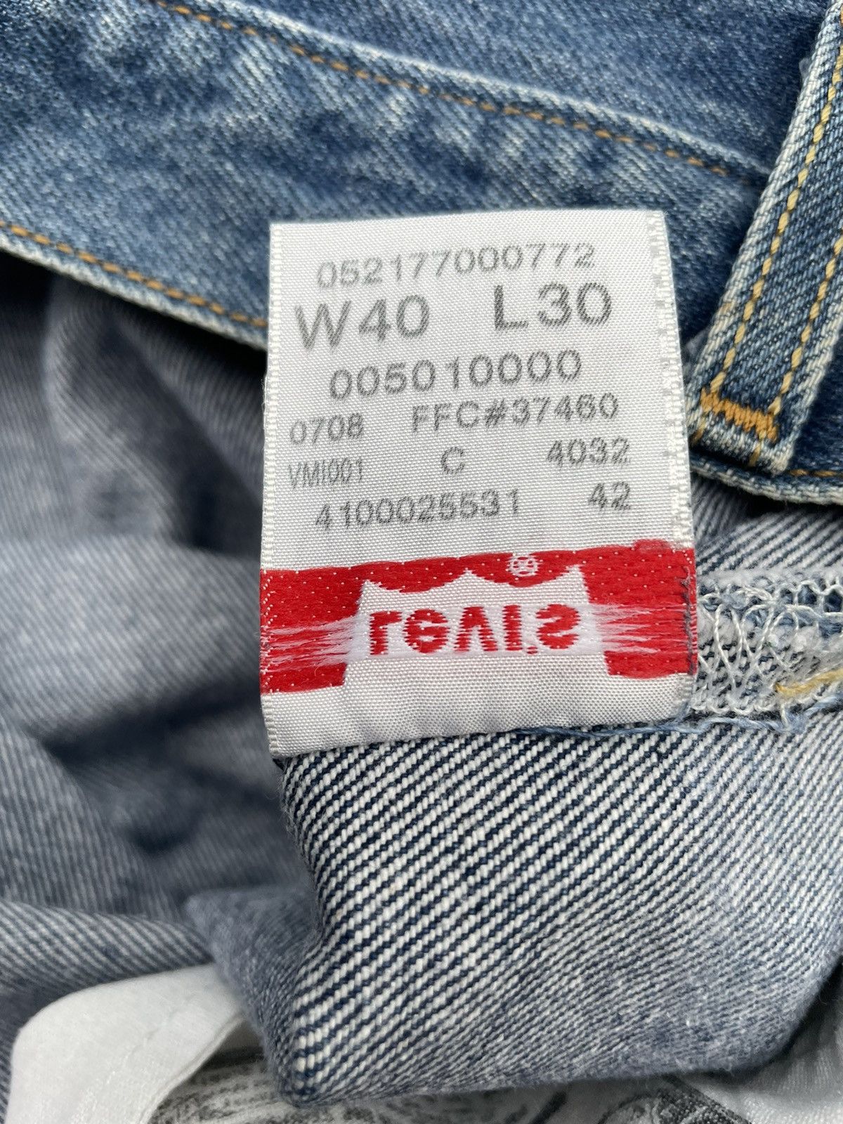 Levi's × Levi's Made & Crafted Levis 501 e Denim Size US 38 / EU 54 - 12 Thumbnail