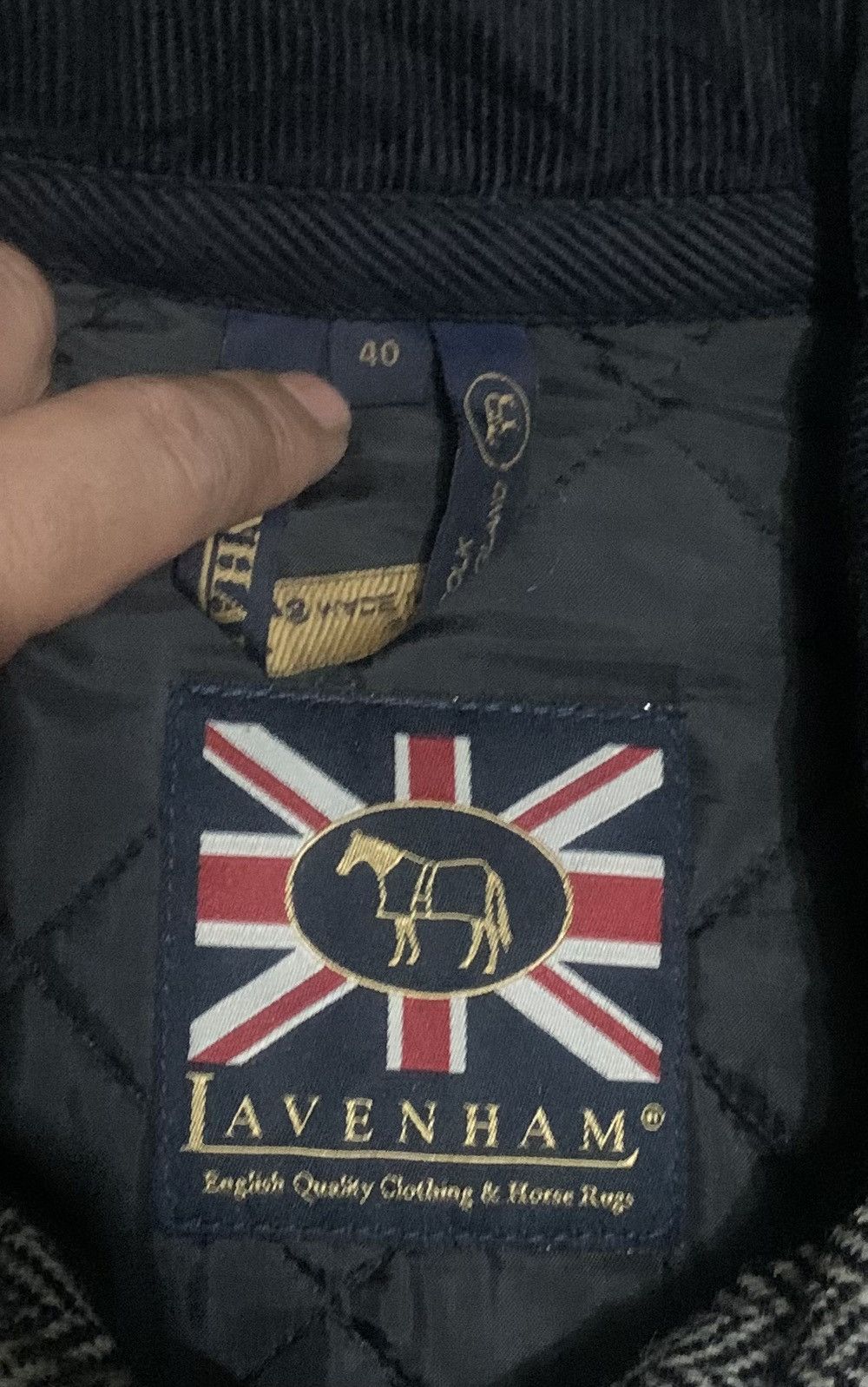 Lavenham Vintage Lavenham Tweed Wool Quilted Jacket Size US L / EU 52-54 / 3 - 7 Thumbnail