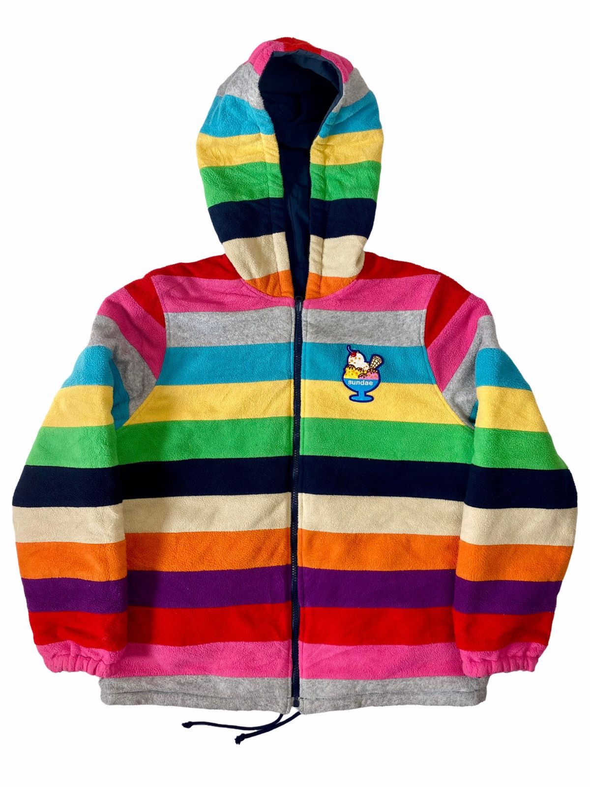 Angel Blue ☠️NEEDGONE☠️1990s Angel Blue Multicolor Reversible Jacket Size US L / EU 52-54 / 3 - 1 Thumbnail