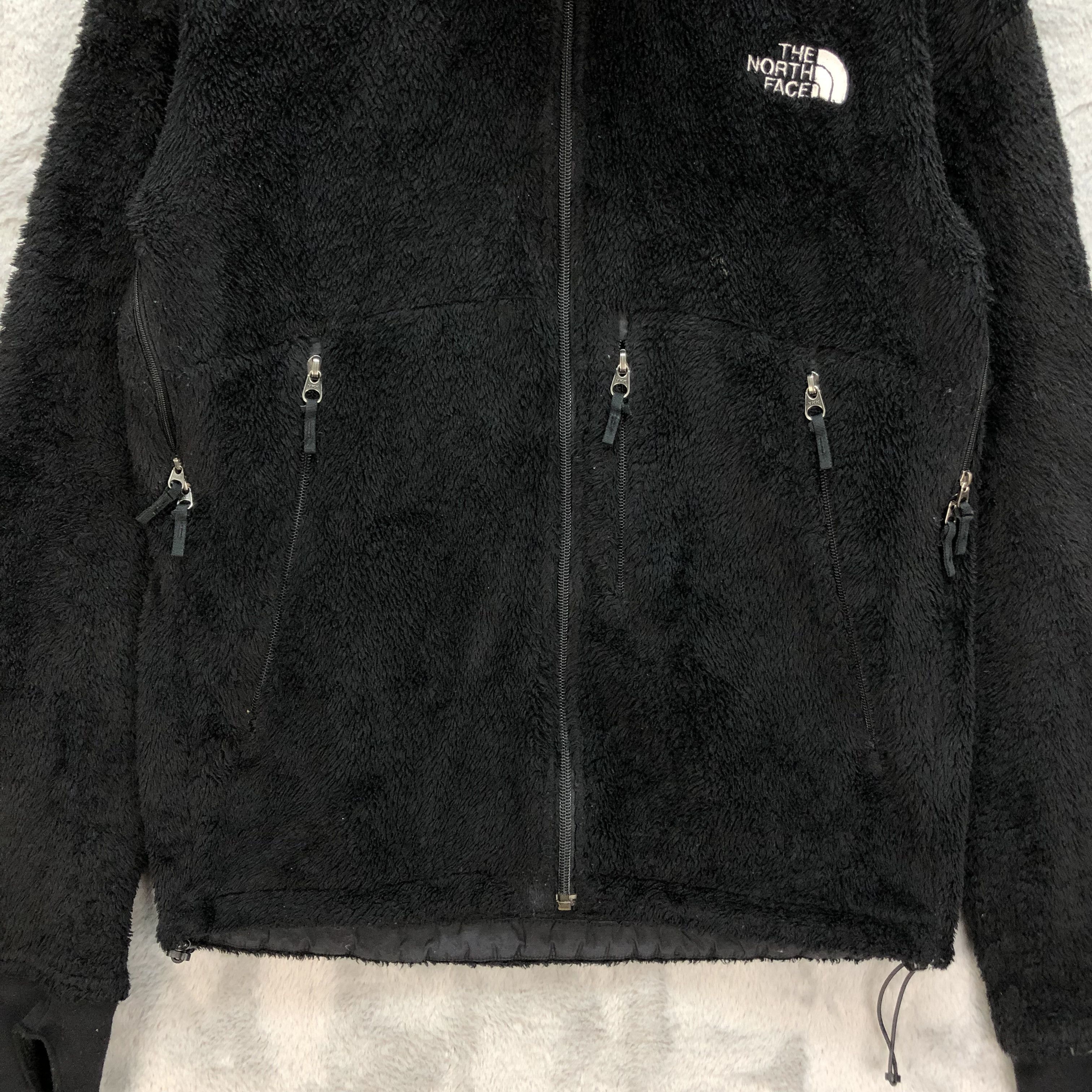 Polartec × The North Face Bondage TNF Multipocket Deep Pile Fleece Jacket #6096-45 Size L / US 10 / IT 46 - 4 Thumbnail
