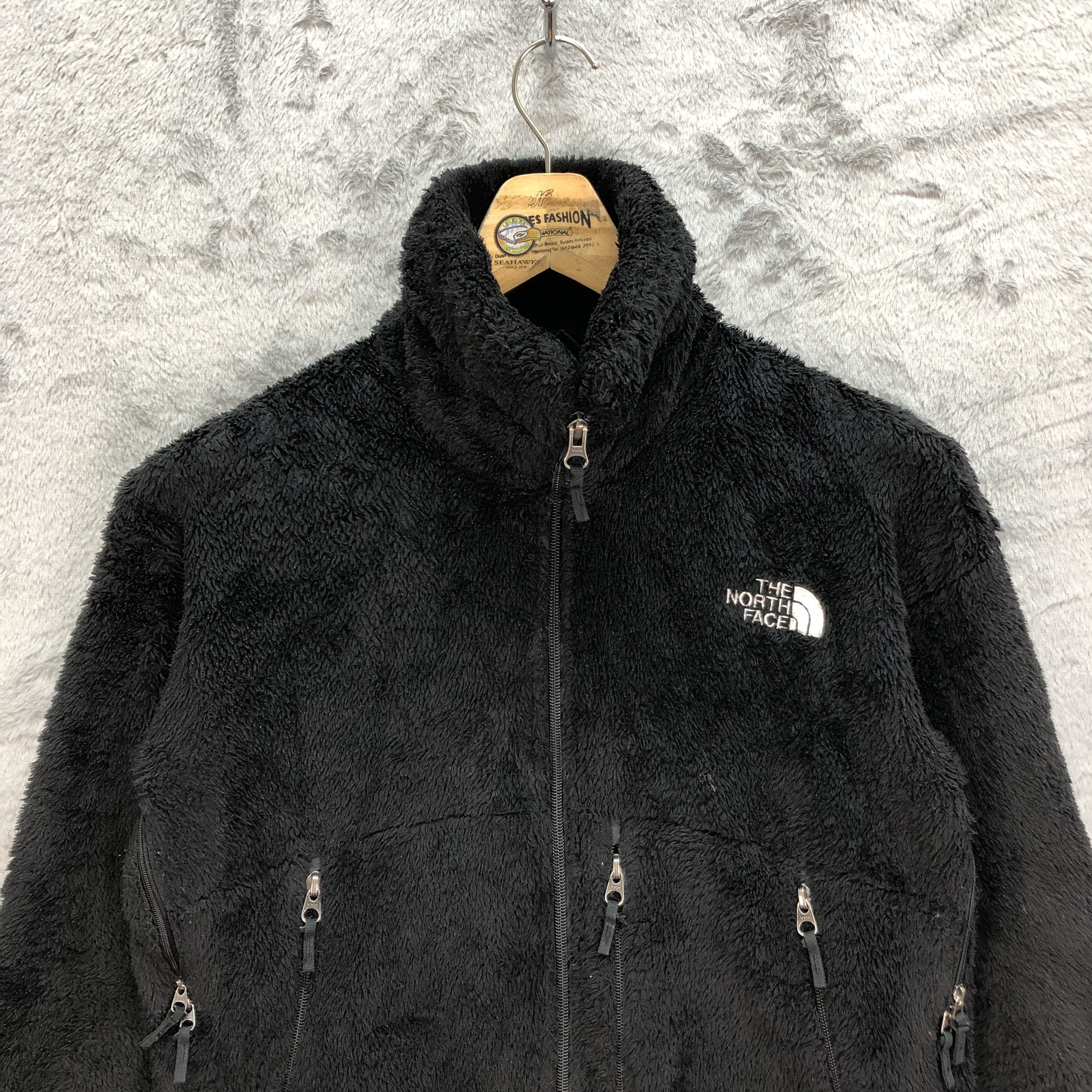 Polartec × The North Face Bondage TNF Multipocket Deep Pile Fleece Jacket #6096-45 Size L / US 10 / IT 46 - 2 Thumbnail