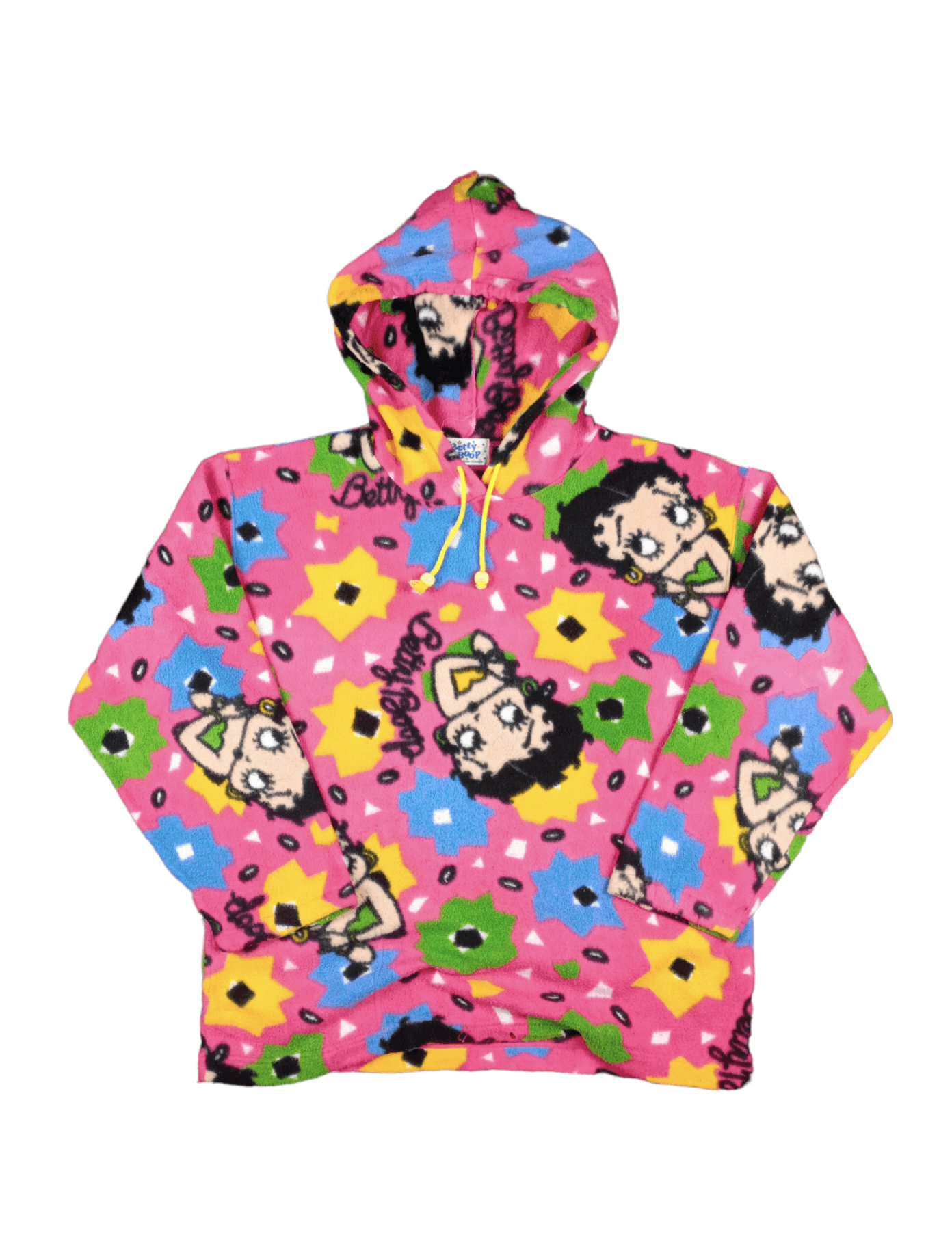 image of Cartoon Network x Vintage 90's Betty Boop Fullprint Fleece Jacket, Men's (Size Large)