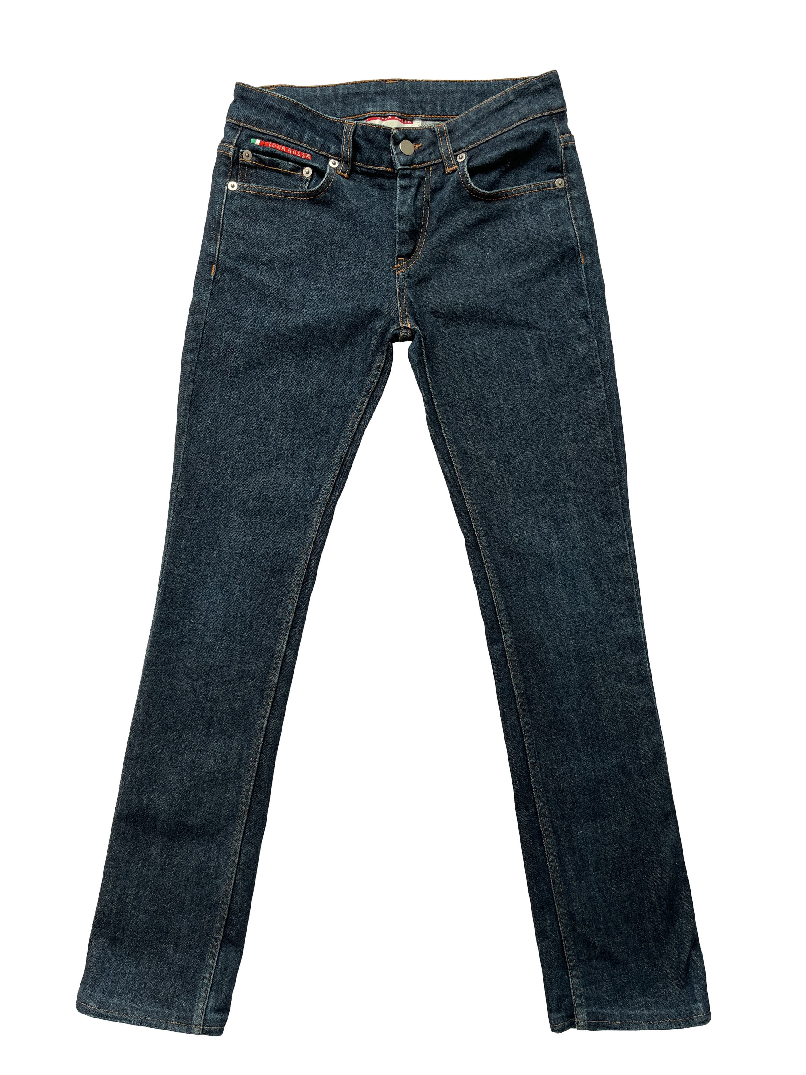 Prada ⚡️QUICK SALE⚡️2001-04 Prada Luna Rossa Denim Jeans Pants Size 25" / US 0 / IT 36 - 1 Thumbnail
