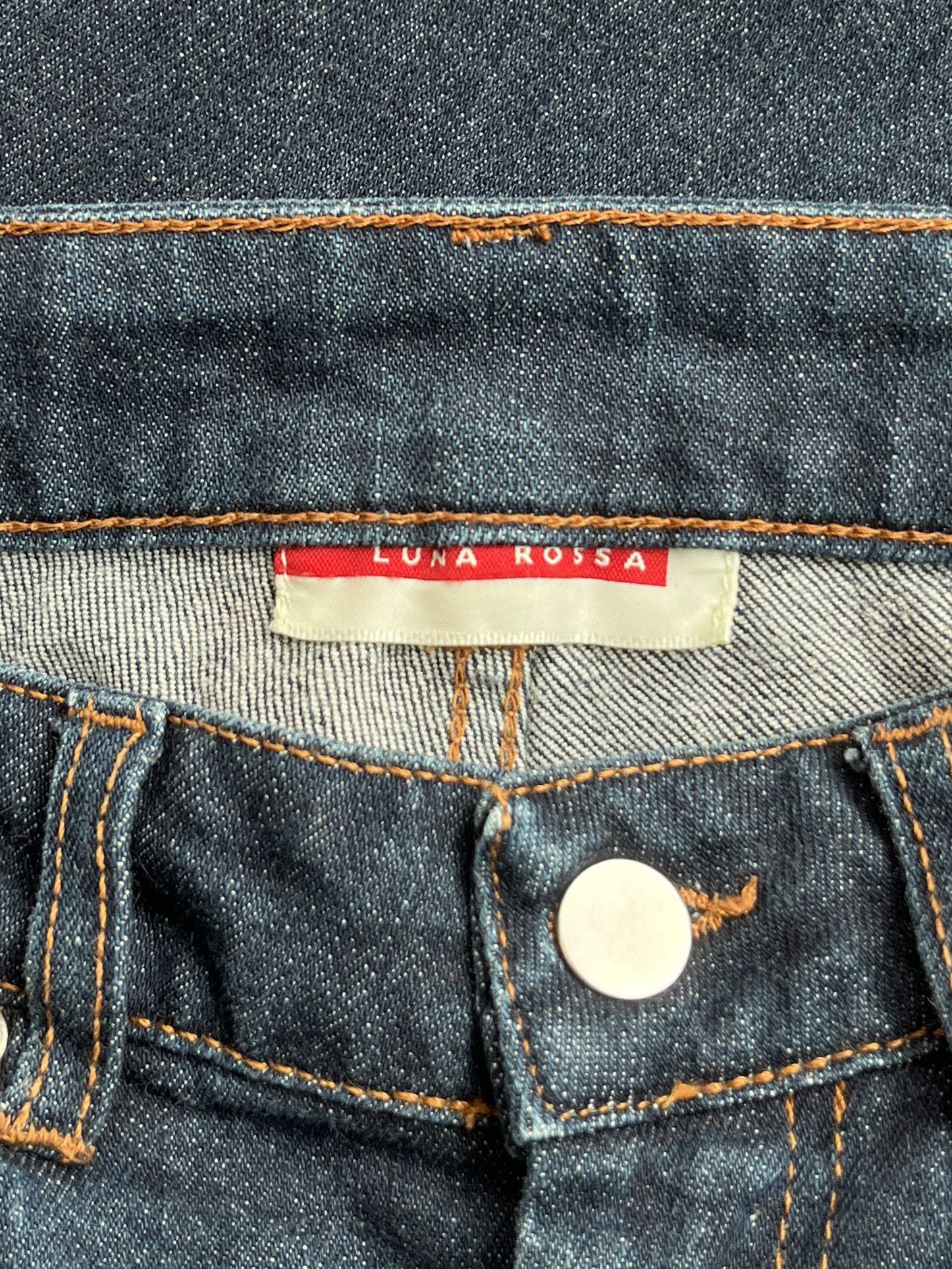 Prada ⚡️QUICK SALE⚡️2001-04 Prada Luna Rossa Denim Jeans Pants Size 25" / US 0 / IT 36 - 3 Thumbnail